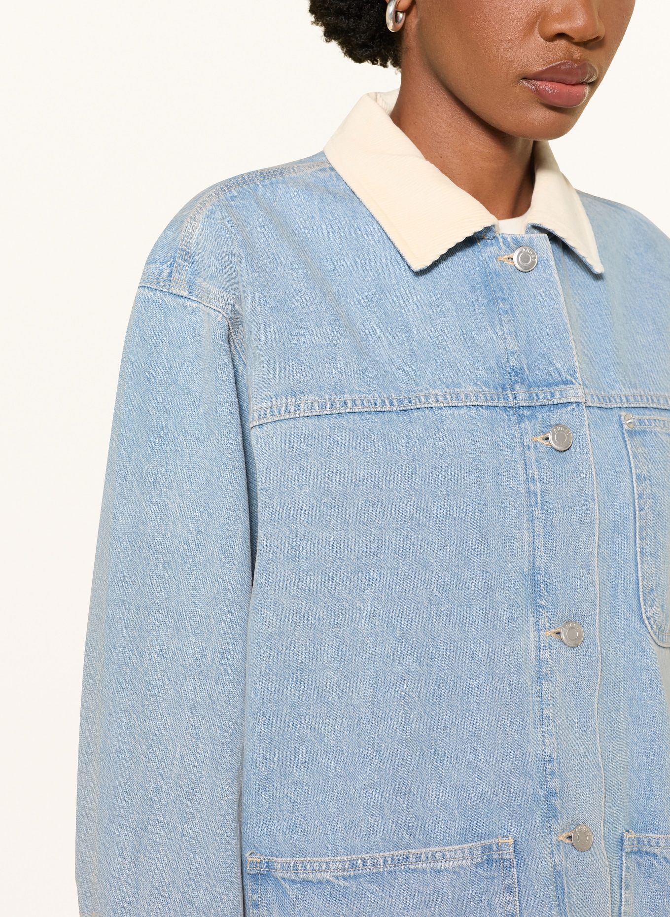 ARKET KIAN Denim Jacket: 001 DENIM BLUE