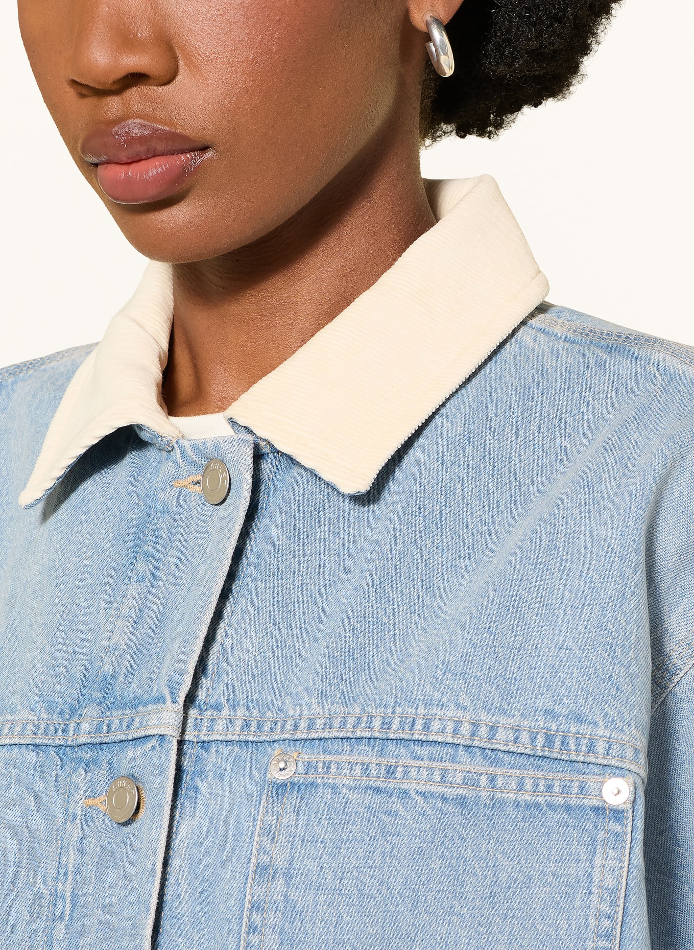 ARKET KIAN Denim Jacket: 001 DENIM BLUE