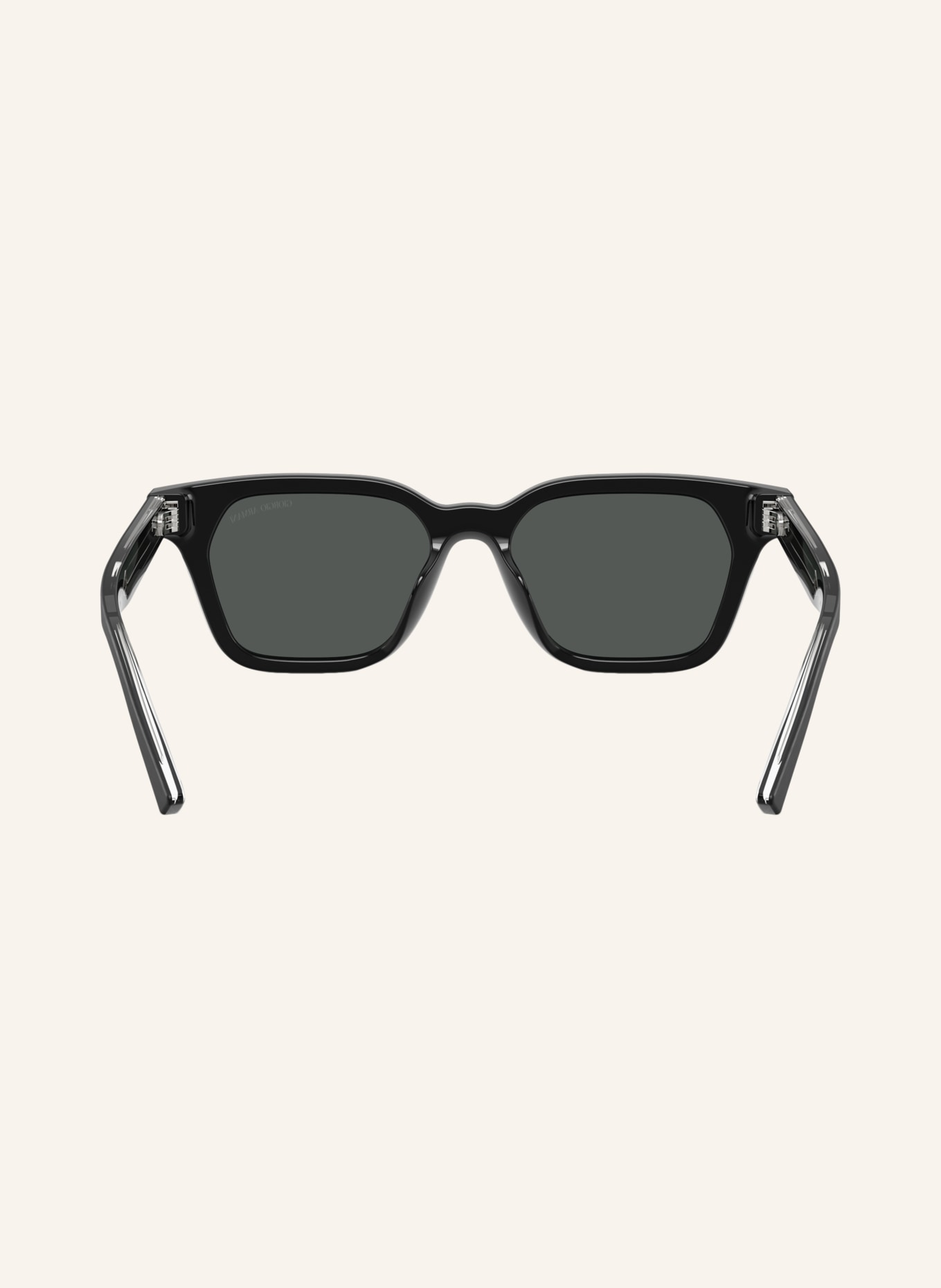 GIORGIO ARMANI Okulary przeciwsłoneczne AR8251U: CZARNY/ CIEMNOSZARY