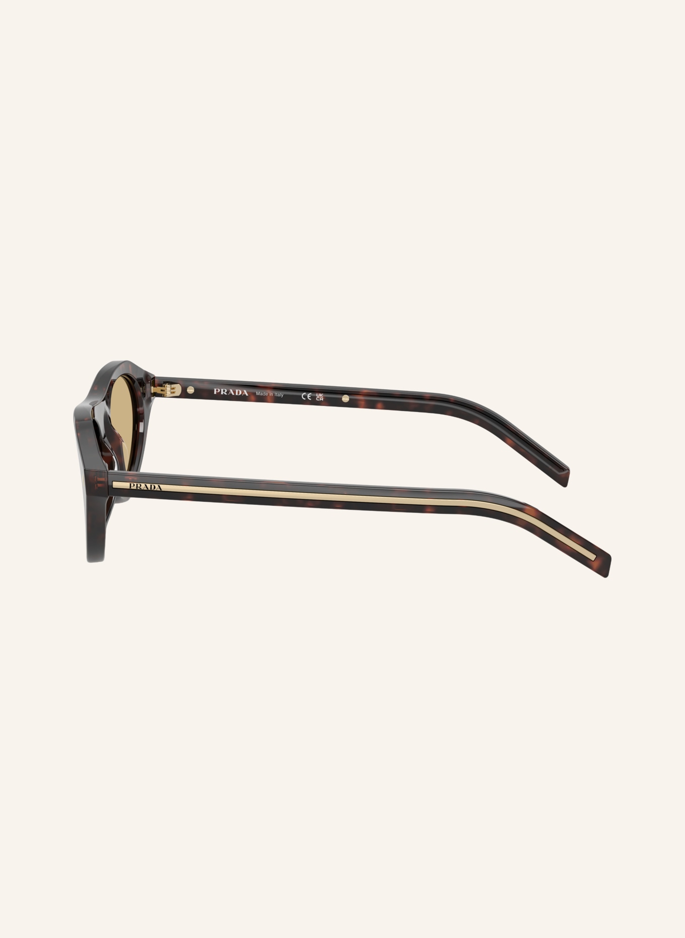PRADA PR B15SF Sunglasses: HAVANA/ LIGHT BROWN