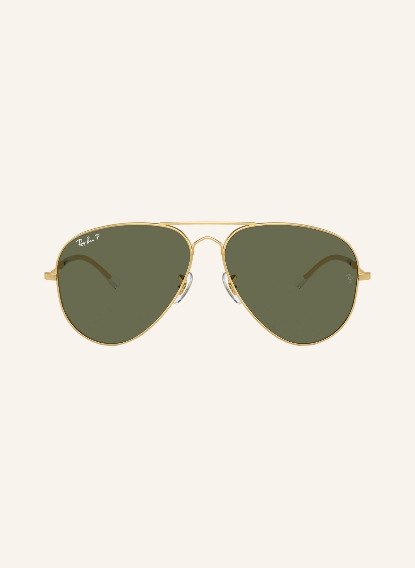 Ray-Ban Sunglasses RB3825: GOLD/GREEN POLARIZED