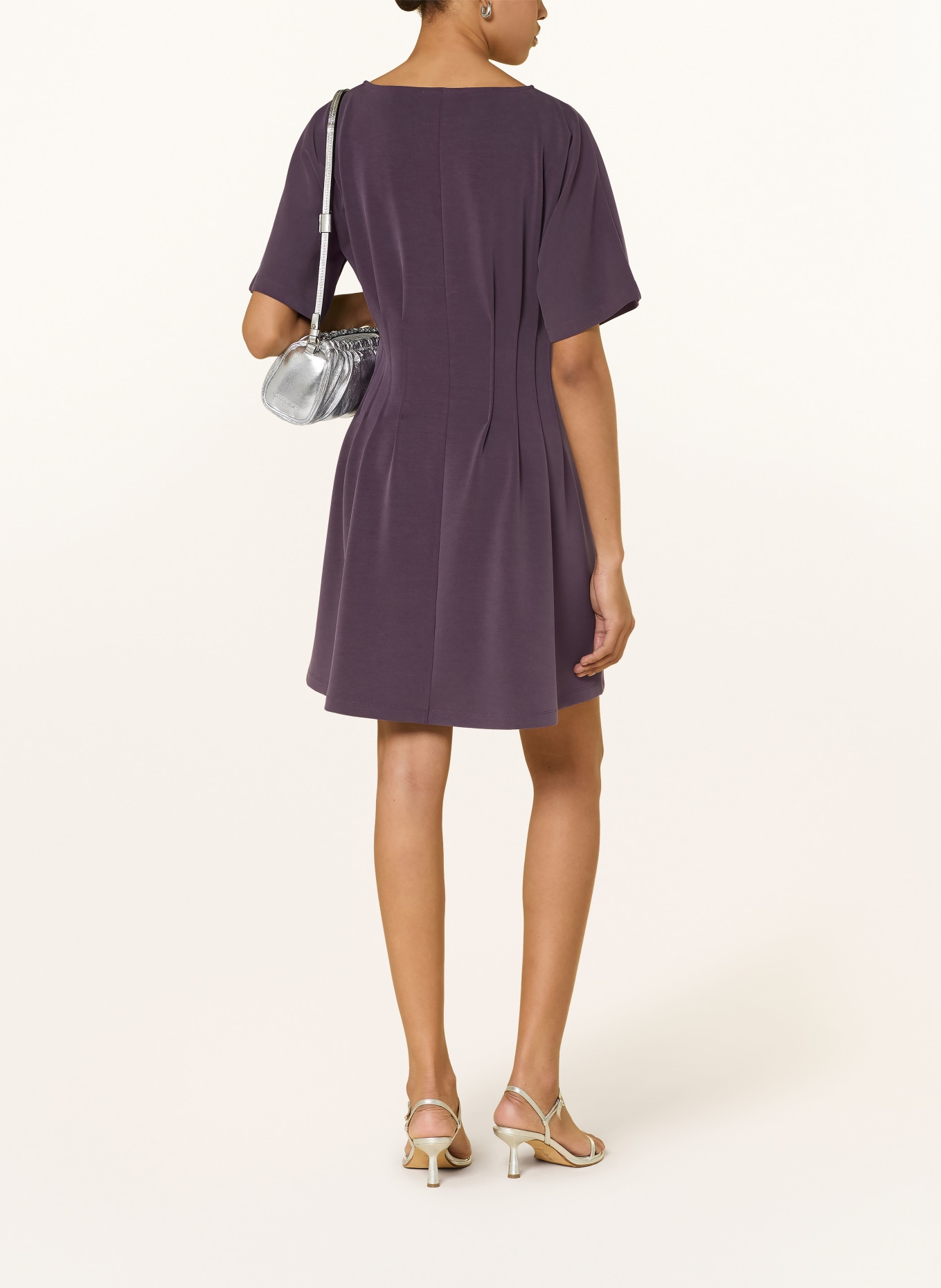 Rich & Royal Jersey dress: DARK PURPLE