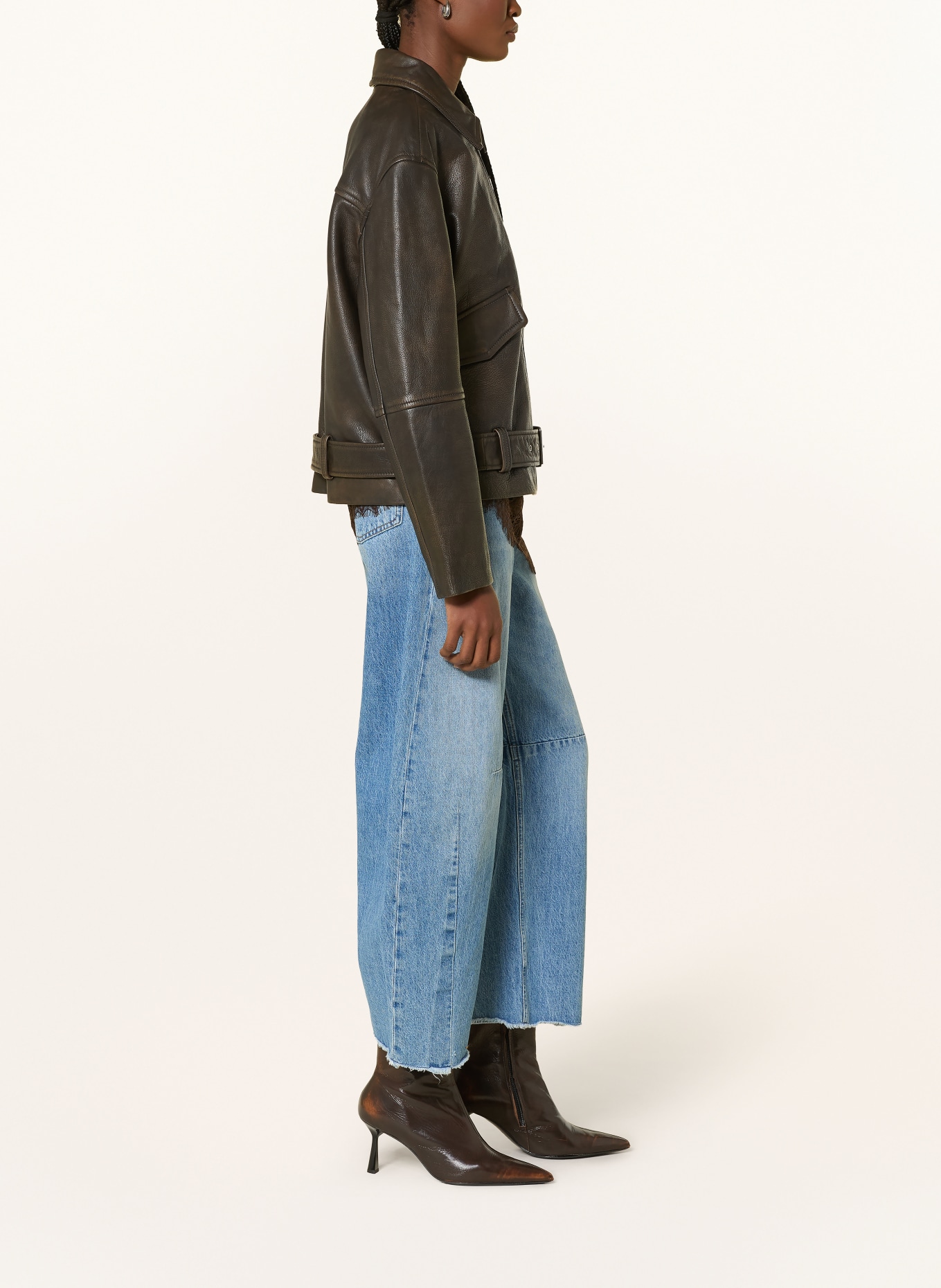 Rich & Royal Barrel Jeans: 700 DENIM BLUE