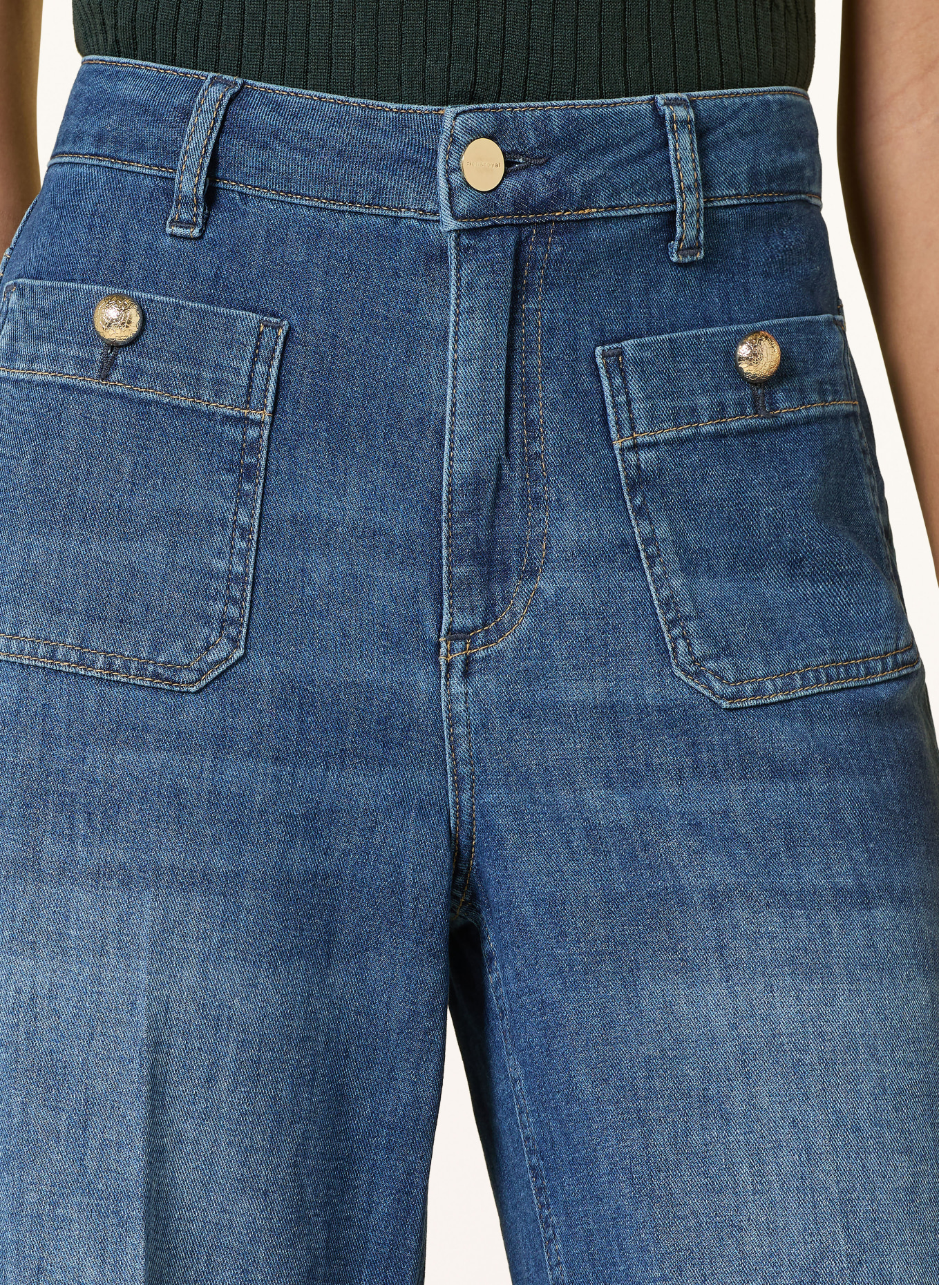 Rich & Royal Jeans-culotte: 700 DENIM BLUE