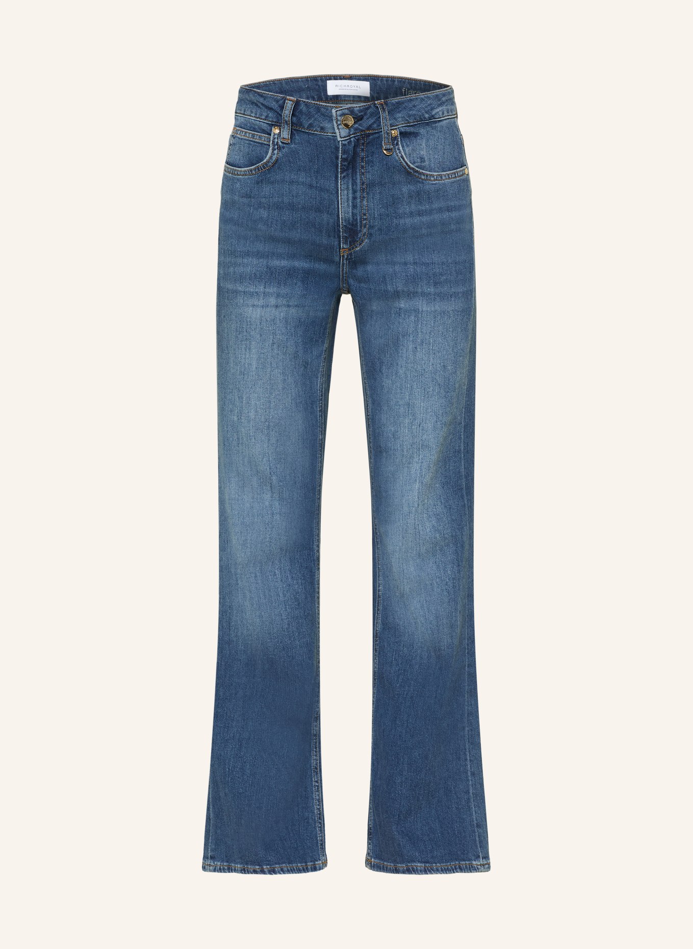Rich & Royal Flared jeans: 700 DENIM BLUE