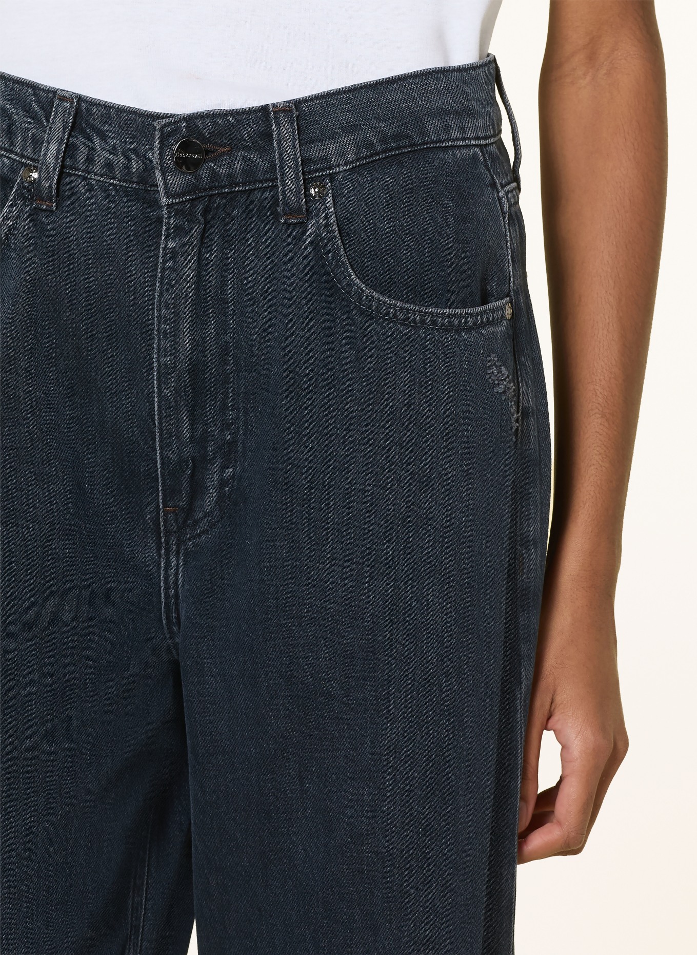 Rich & Royal Barrel-jeans: 900 DENIM BLACK