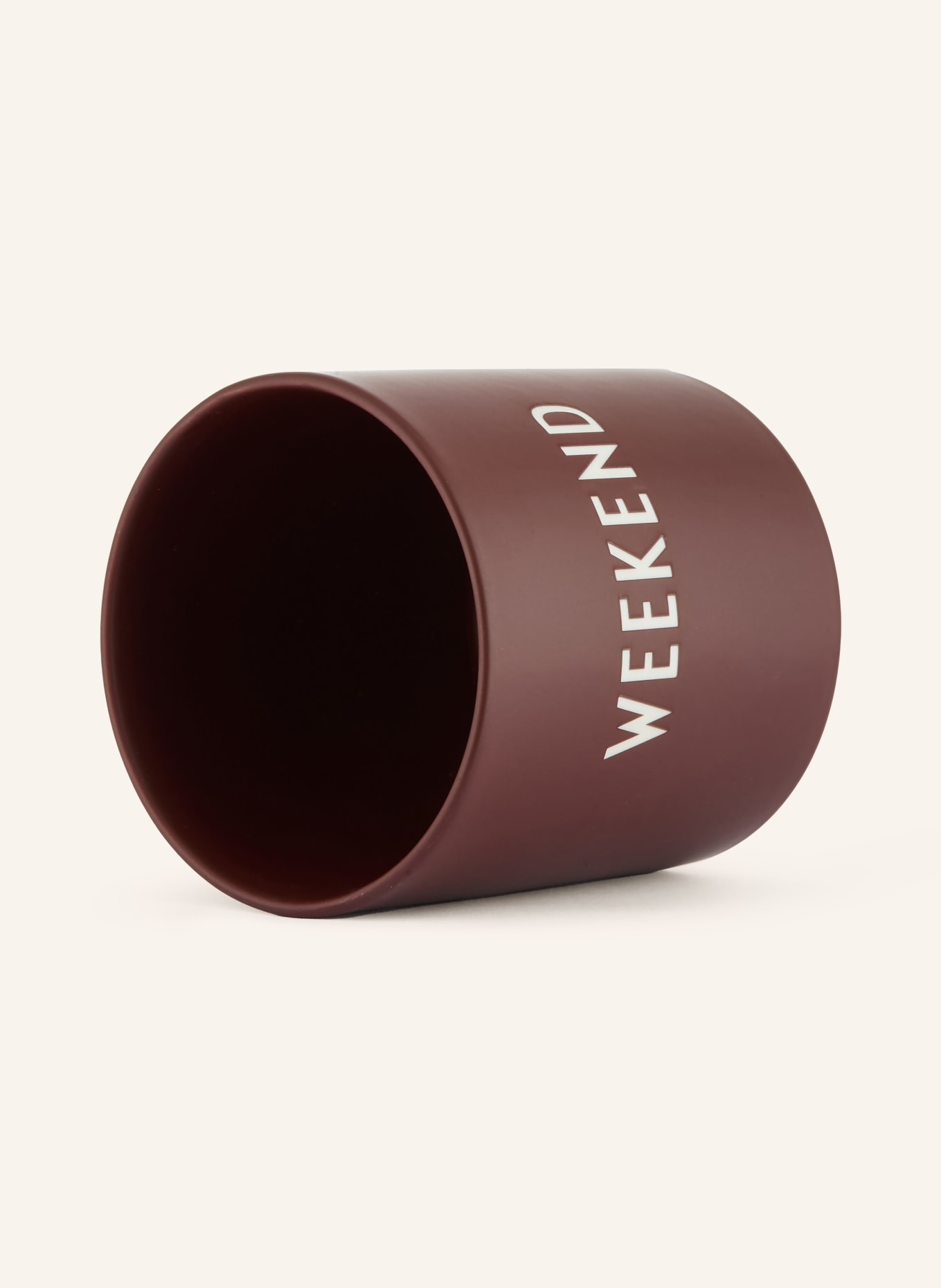 DESIGN LETTERS Mugs: DARK BROWN / WHITE