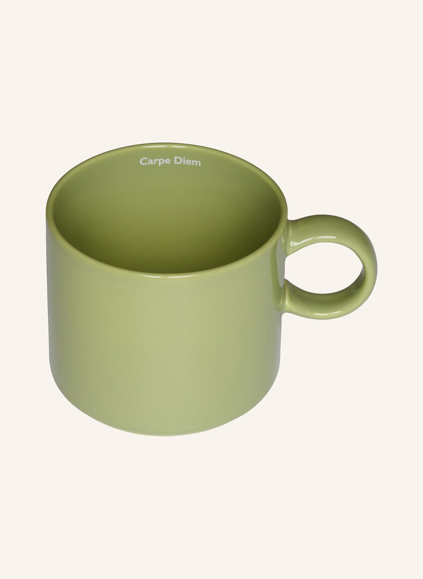 DESIGN LETTERS Beker met oor NORDIC JUMBO: OLIJF