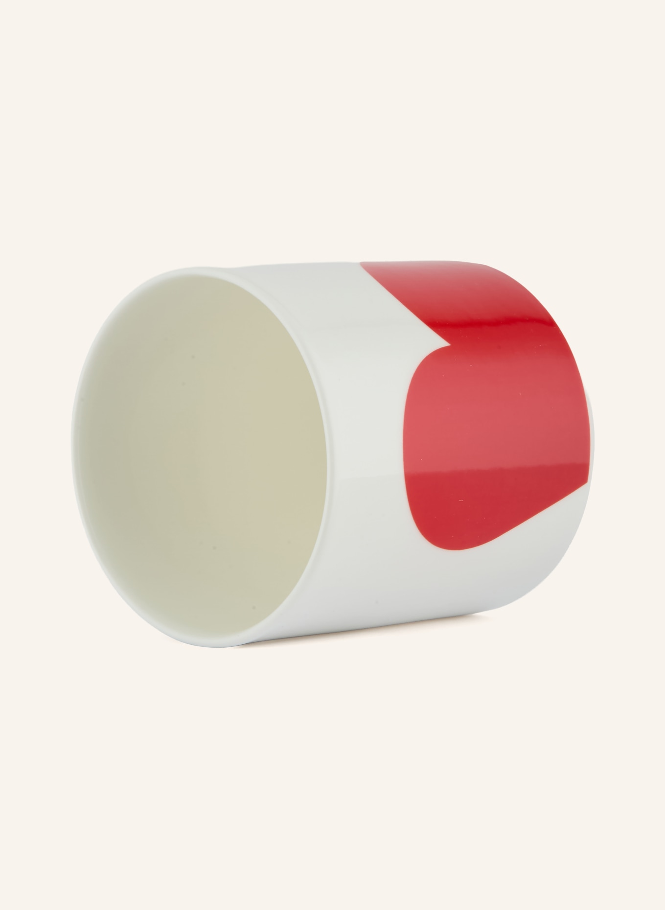 DESIGN LETTERS LOVE COPENHAGEN Mug: WHITE / RED
