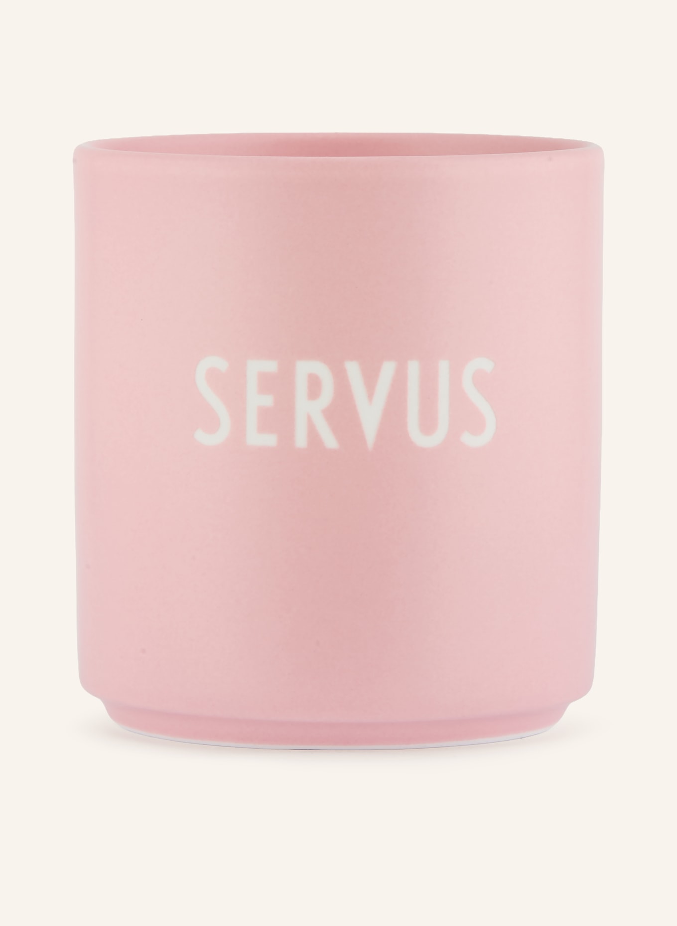 DESIGN LETTERS Mug FAVOURITE GERMAN COLLECTION: PINK / WHITE