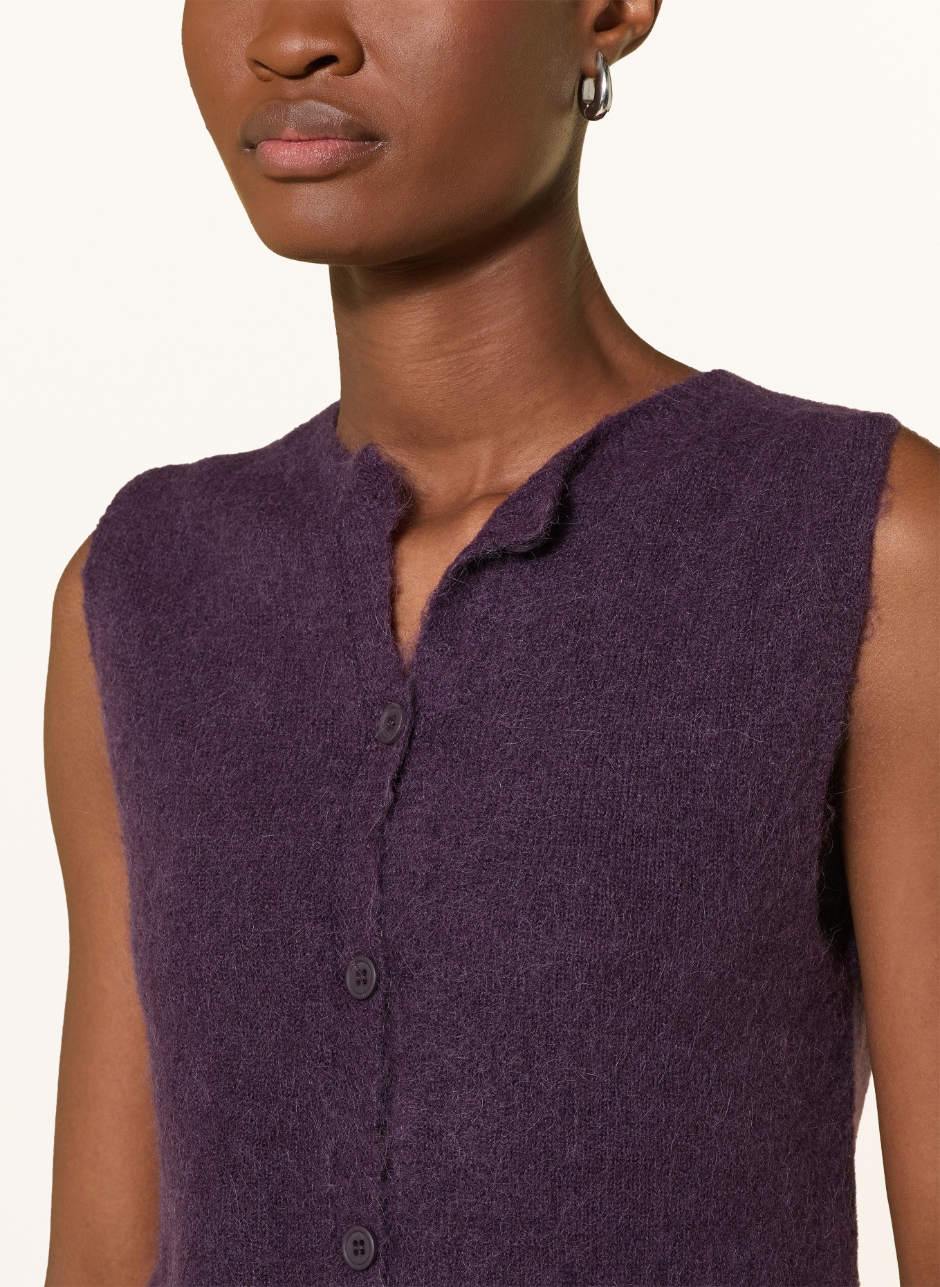 Rich & Royal Knit vest: PURPLE