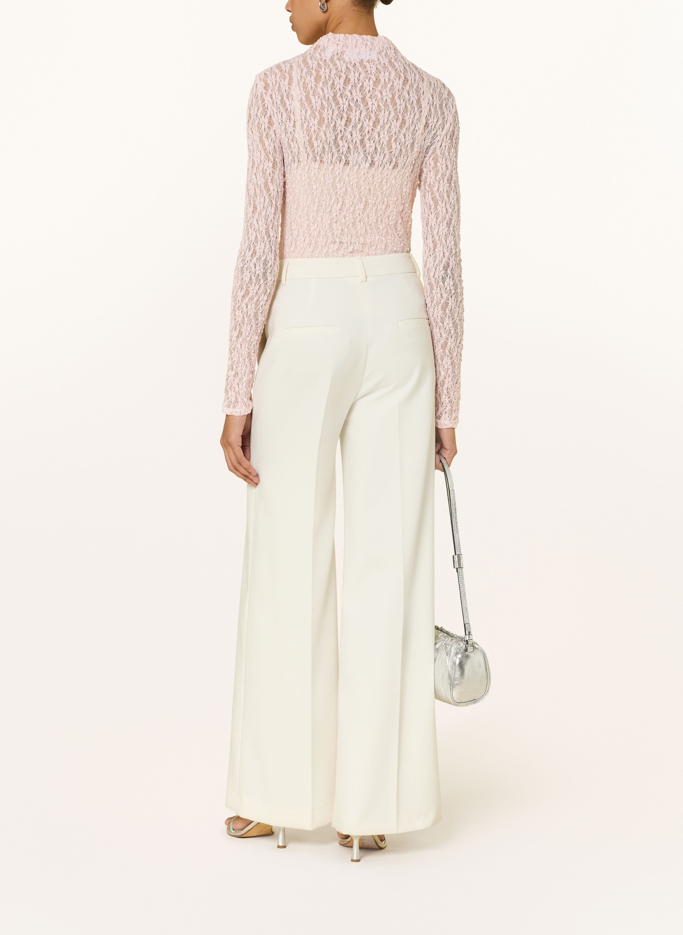 Rich & Royal T-shirt met lange mouwen van kant: ROSE CLAIR