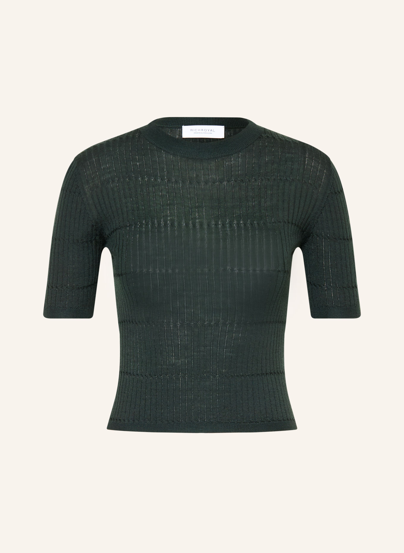 Rich & Royal Knit shirt: DARK GREEN