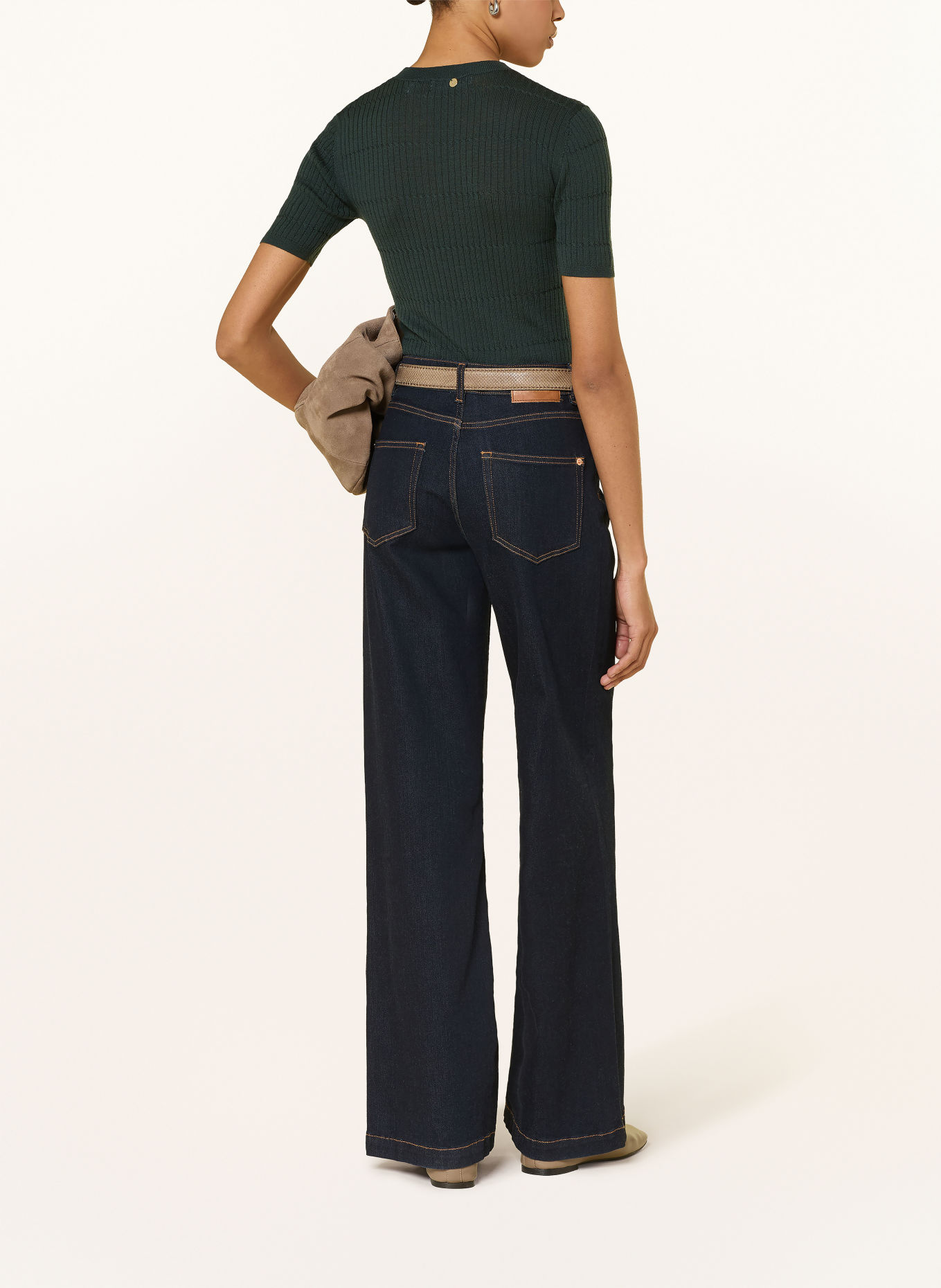 Rich & Royal Knit shirt: DARK GREEN
