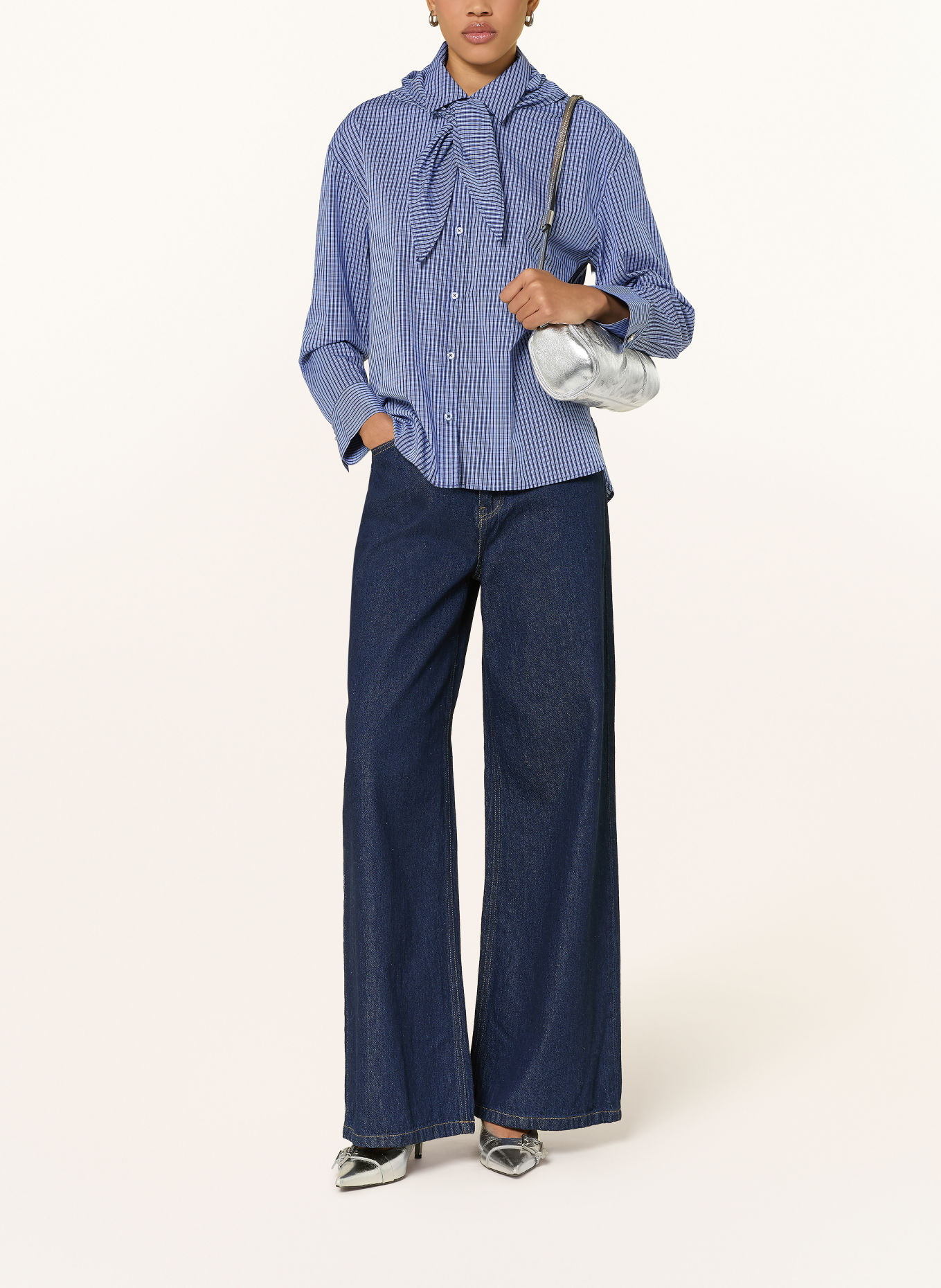 Rich & Royal Chemisier: BLEU FONCÉ / BLEU CLAIR / BLANC