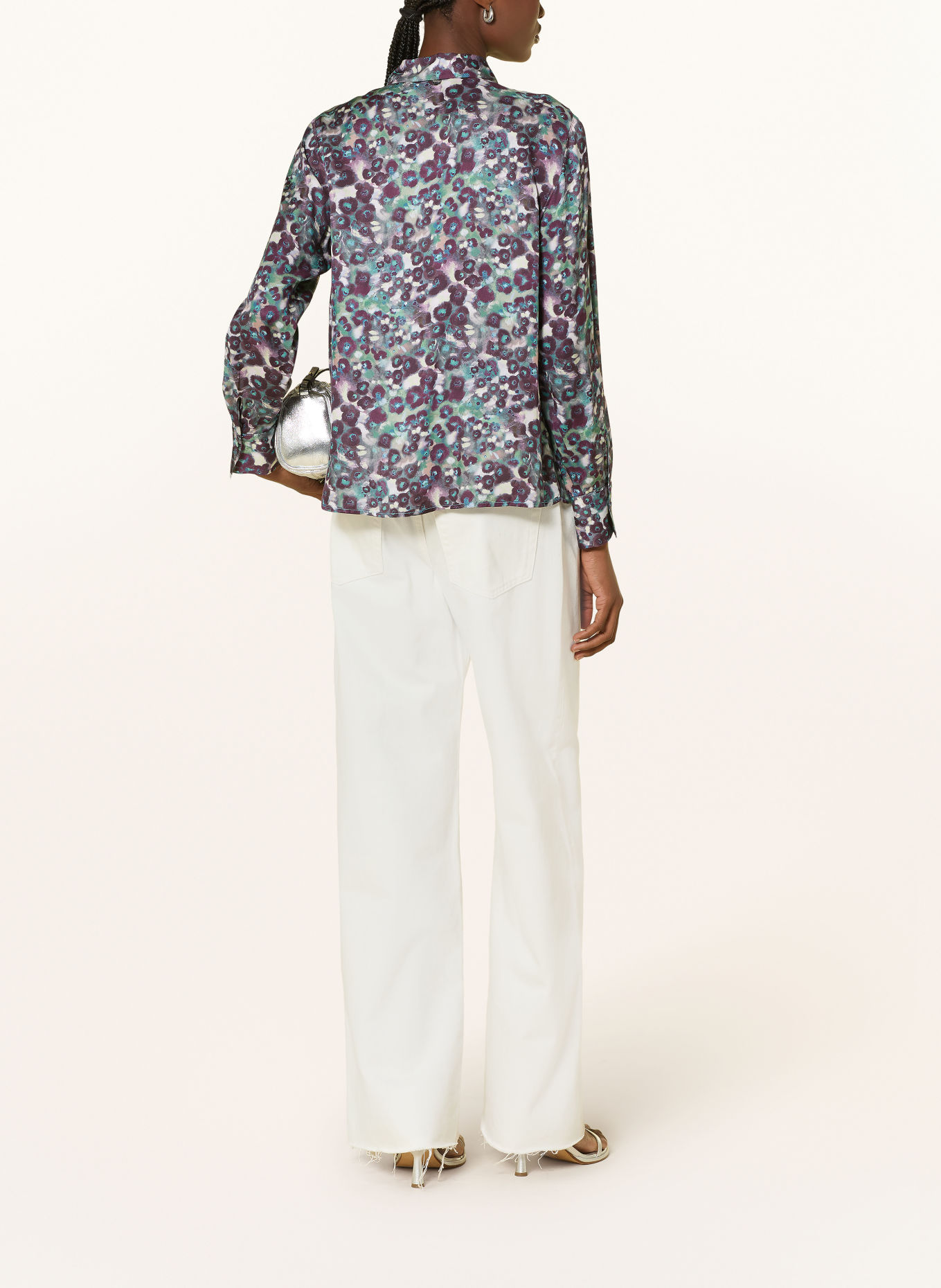 Rich & Royal Chemisier: LILAS FONCÉ / ROSE CLAIR / VERT