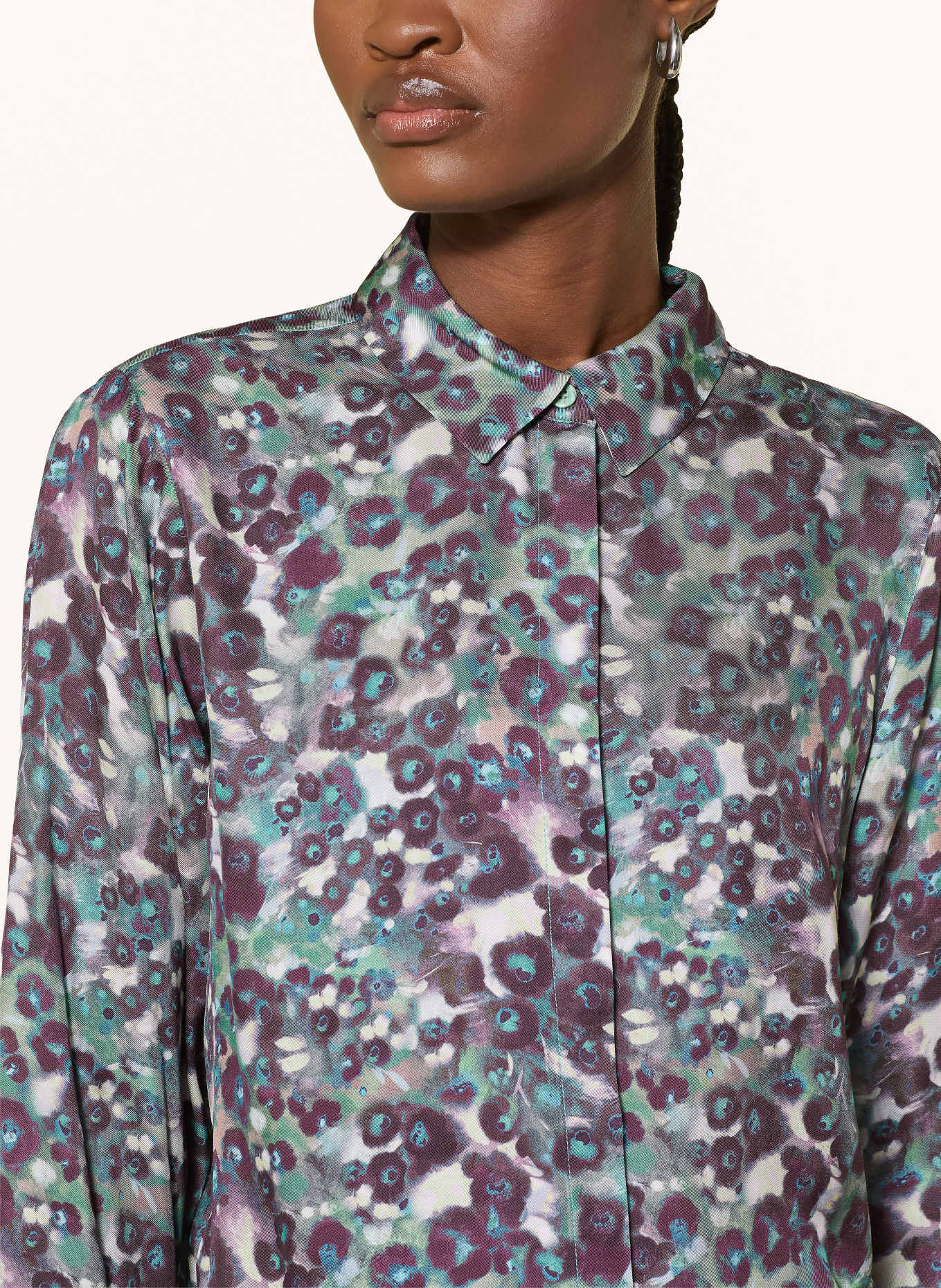 Rich & Royal Chemisier: LILAS FONCÉ / ROSE CLAIR / VERT