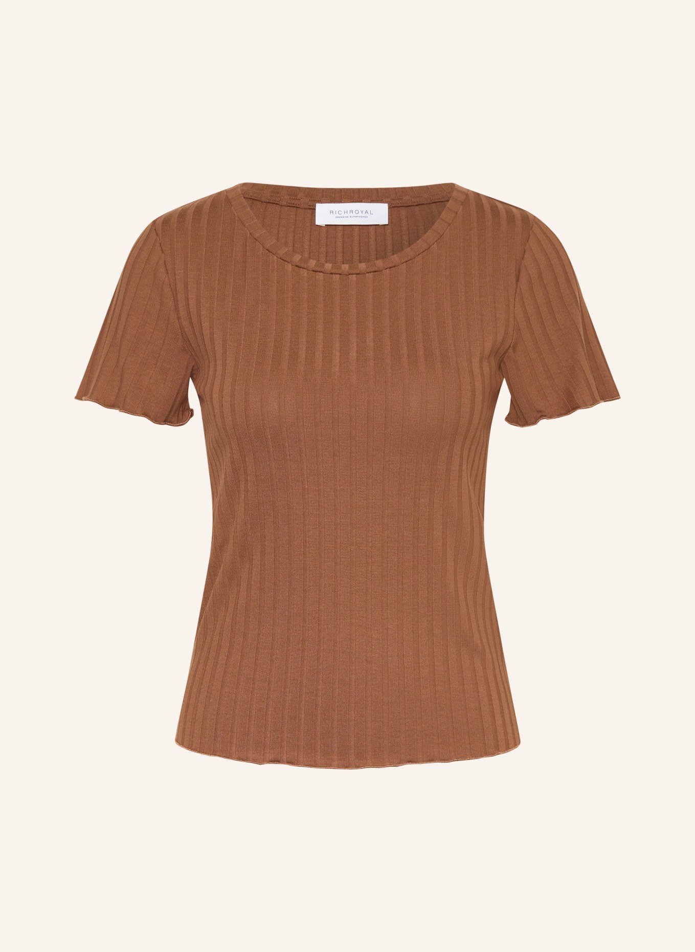 Rich & Royal T-shirt: COGNAC