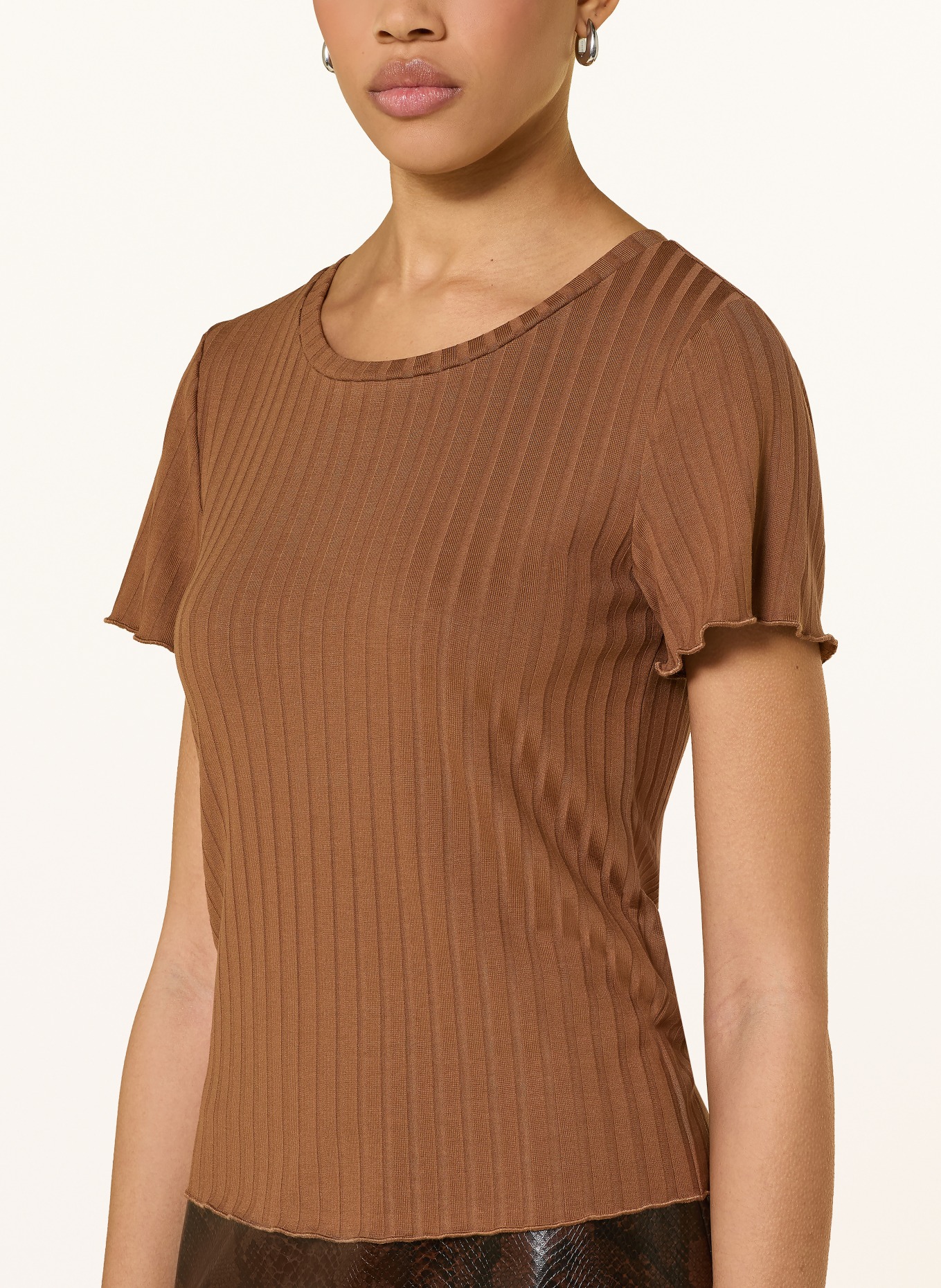 Rich & Royal T-shirt: COGNAC