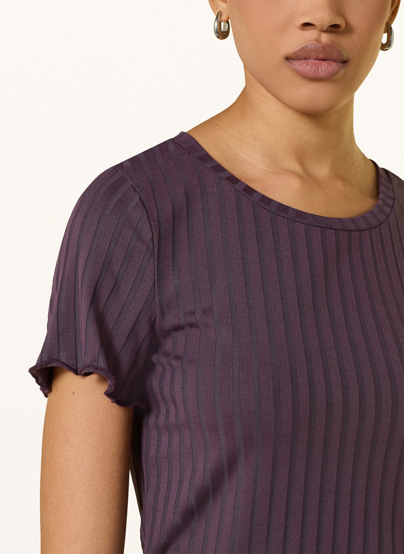 Rich & Royal T-shirt: LILAS FONCÉ