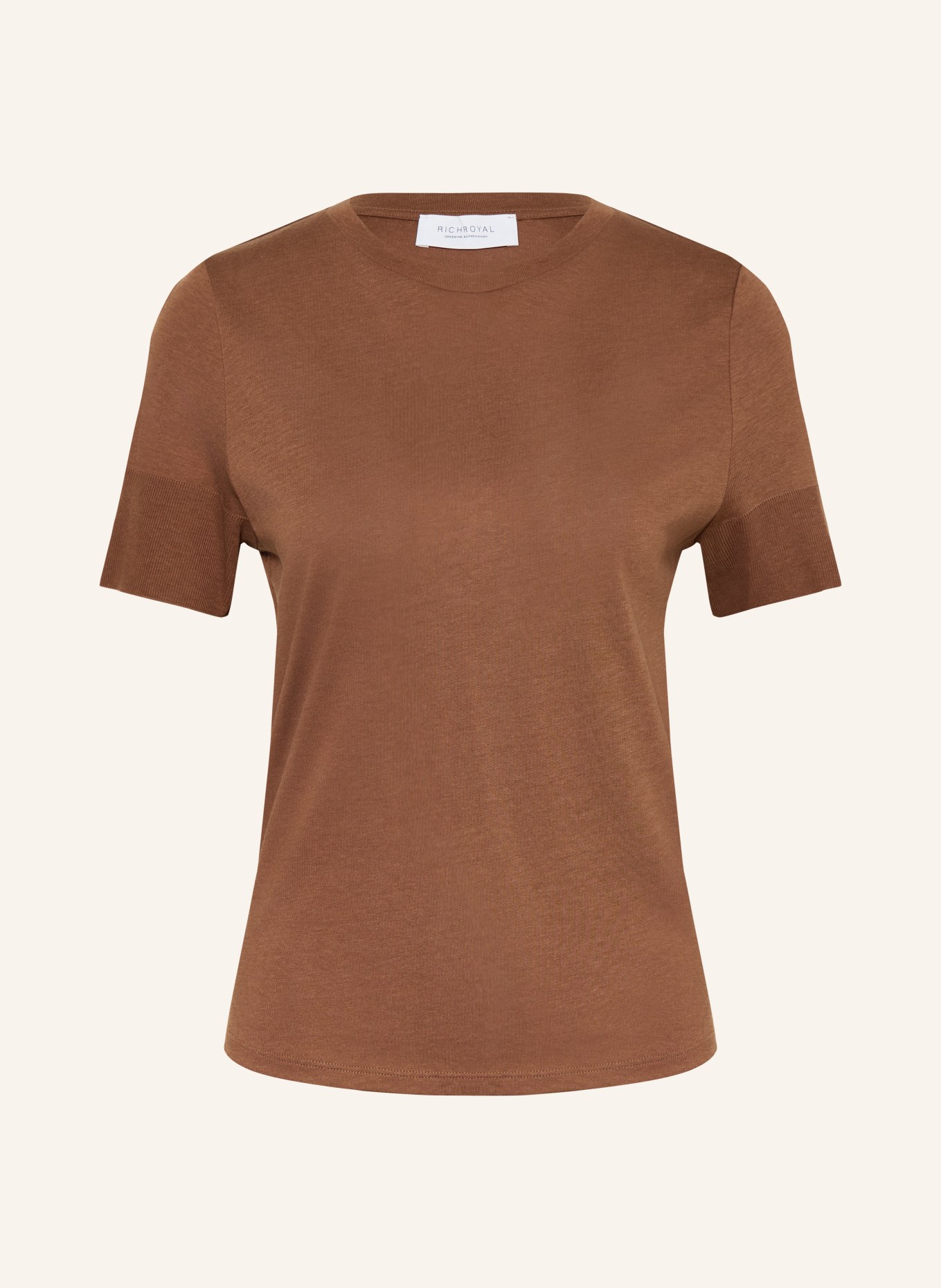 Rich & Royal T-Shirt: COGNAC