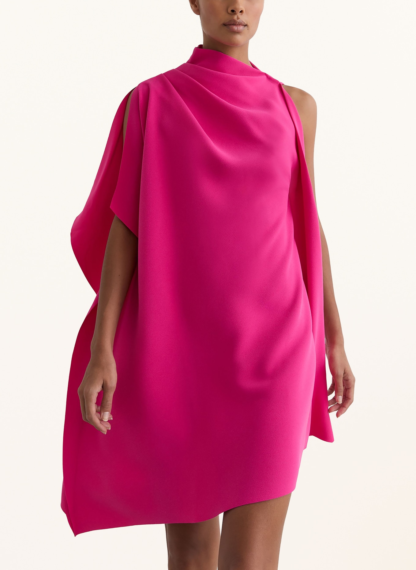 REISS One-Shoulder-Kleid ELLERY: PINK