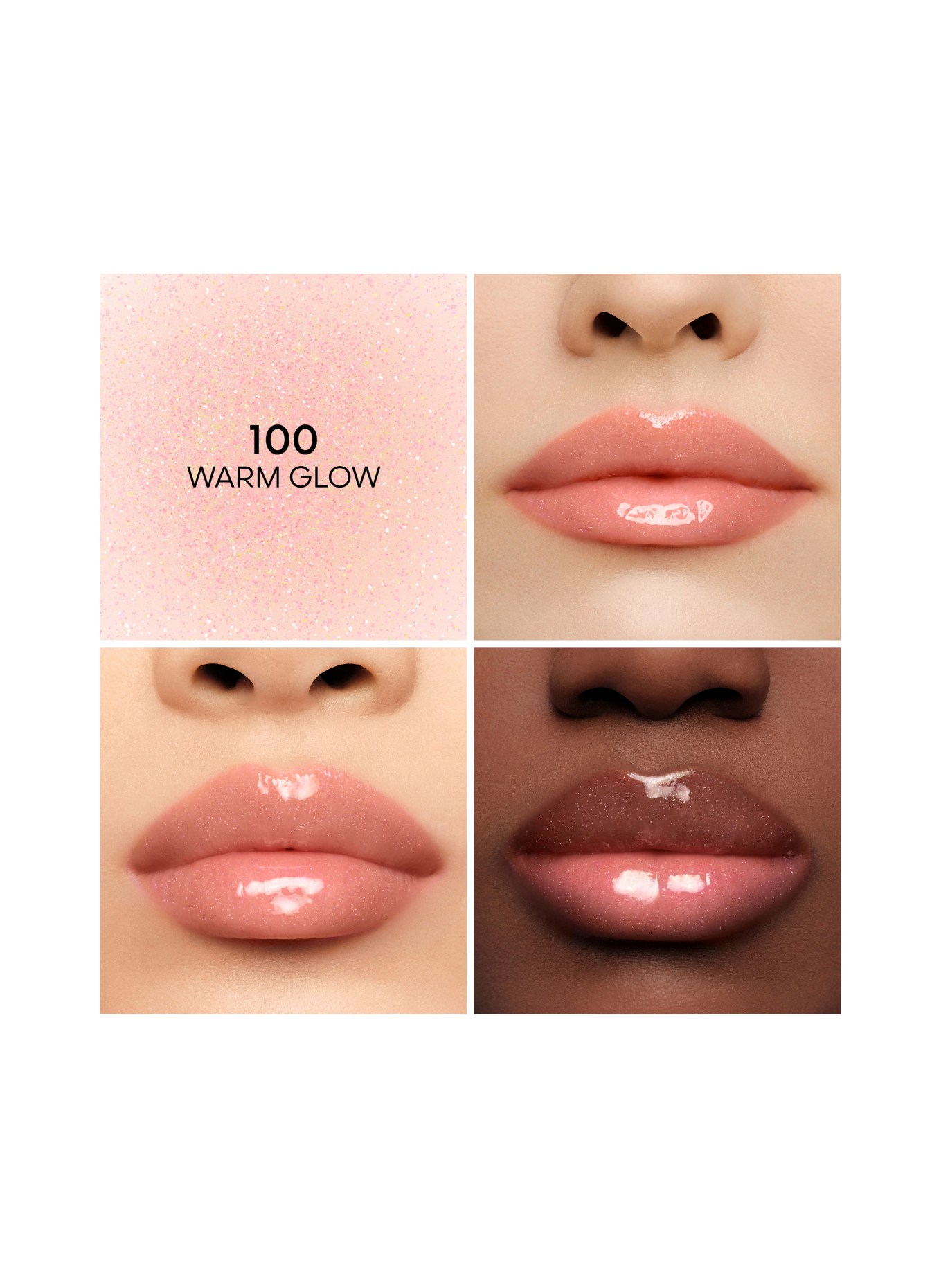 GUERLAIN KISSKISS BEE GLOW PLUMP: 100 WARM GLOW