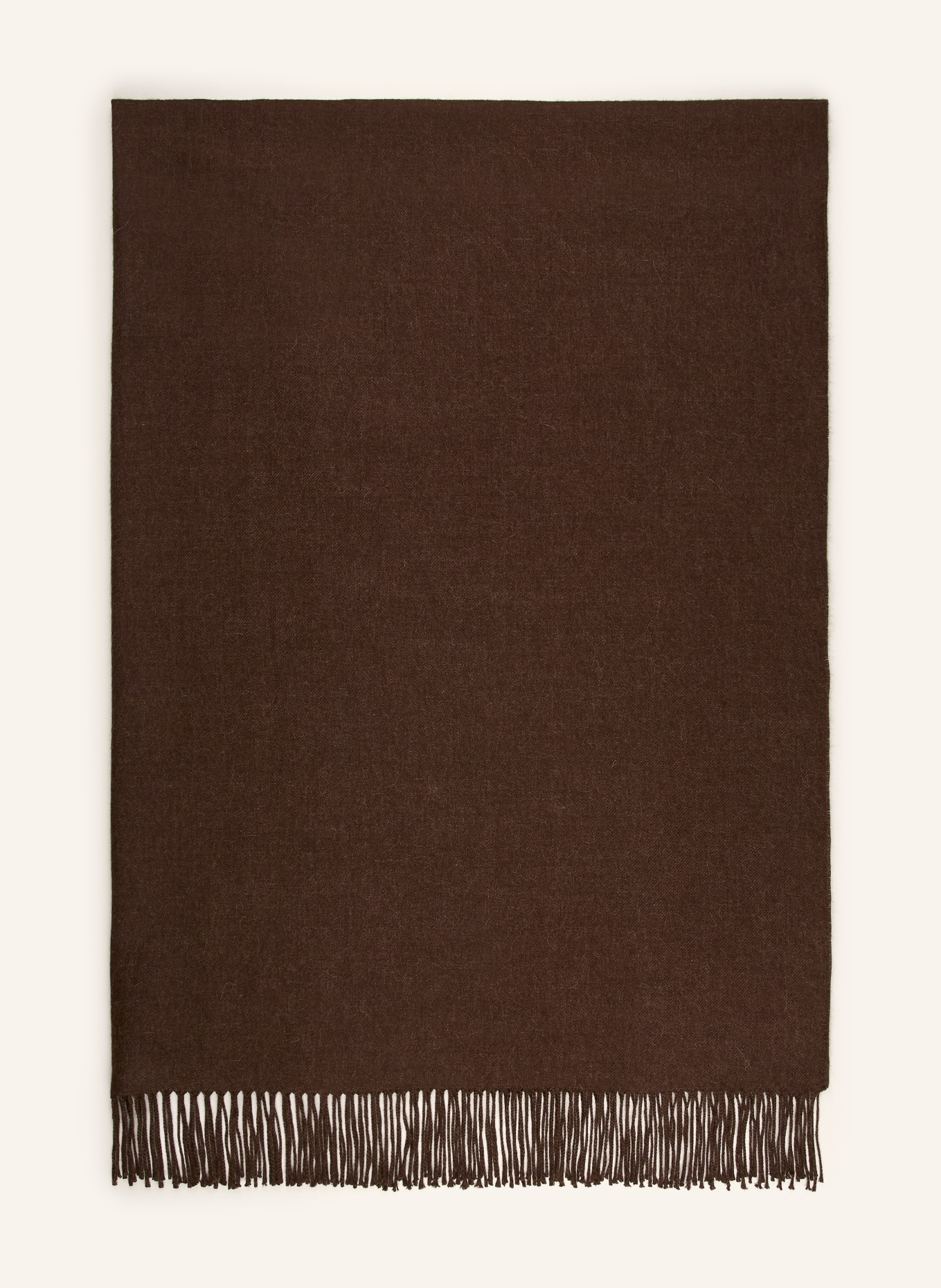 zoeppritz Alpaka-Plaid SINCE 1828 ALPACA: DUNKELBRAUN