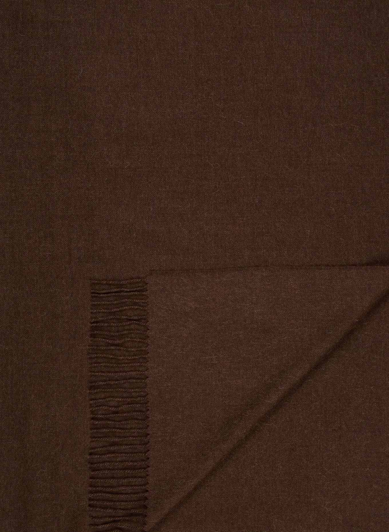 zoeppritz Alpaka-Plaid SINCE 1828 ALPACA: DUNKELBRAUN