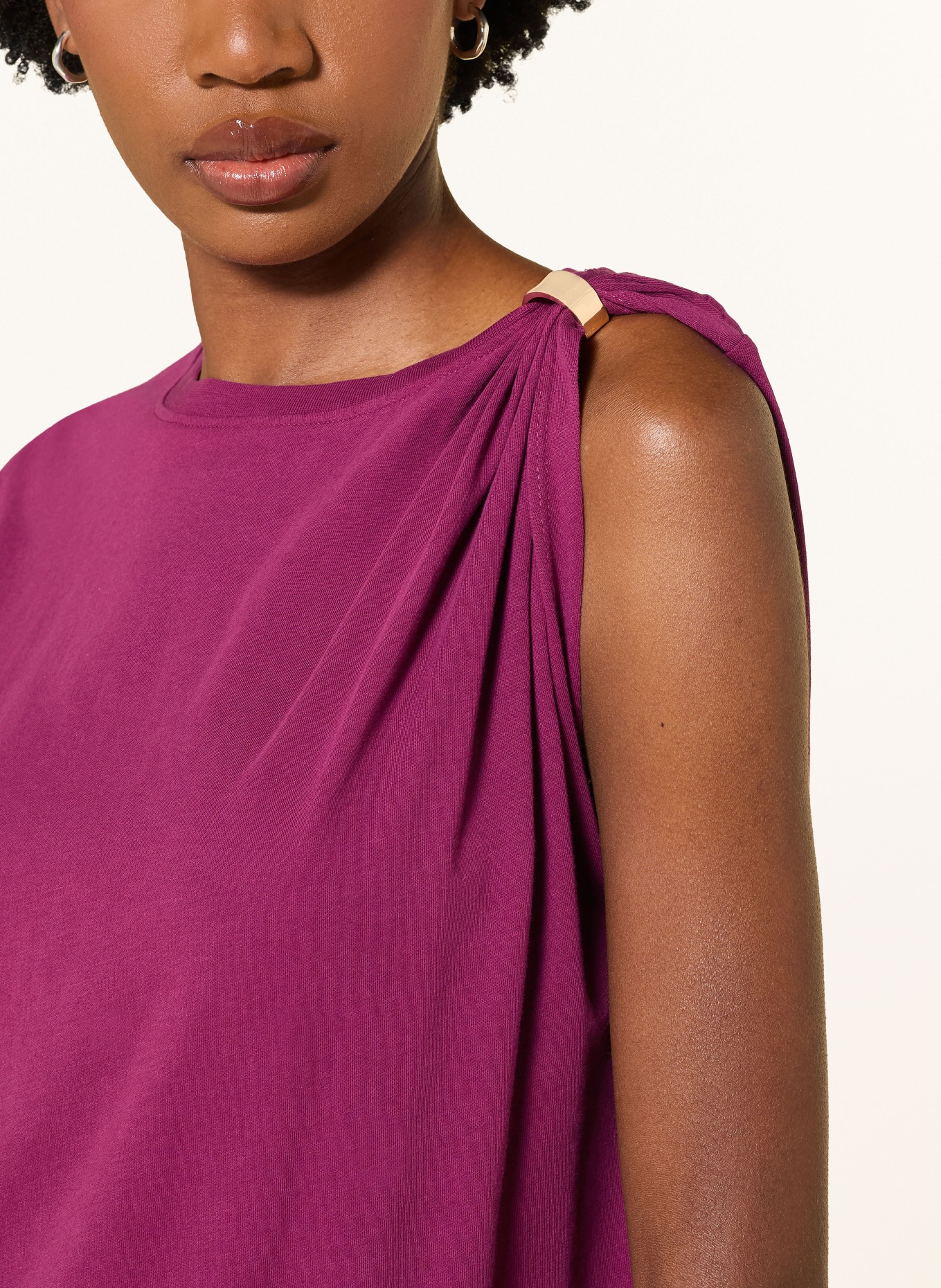 ba&sh ALLIA T-shirt: DARK PURPLE