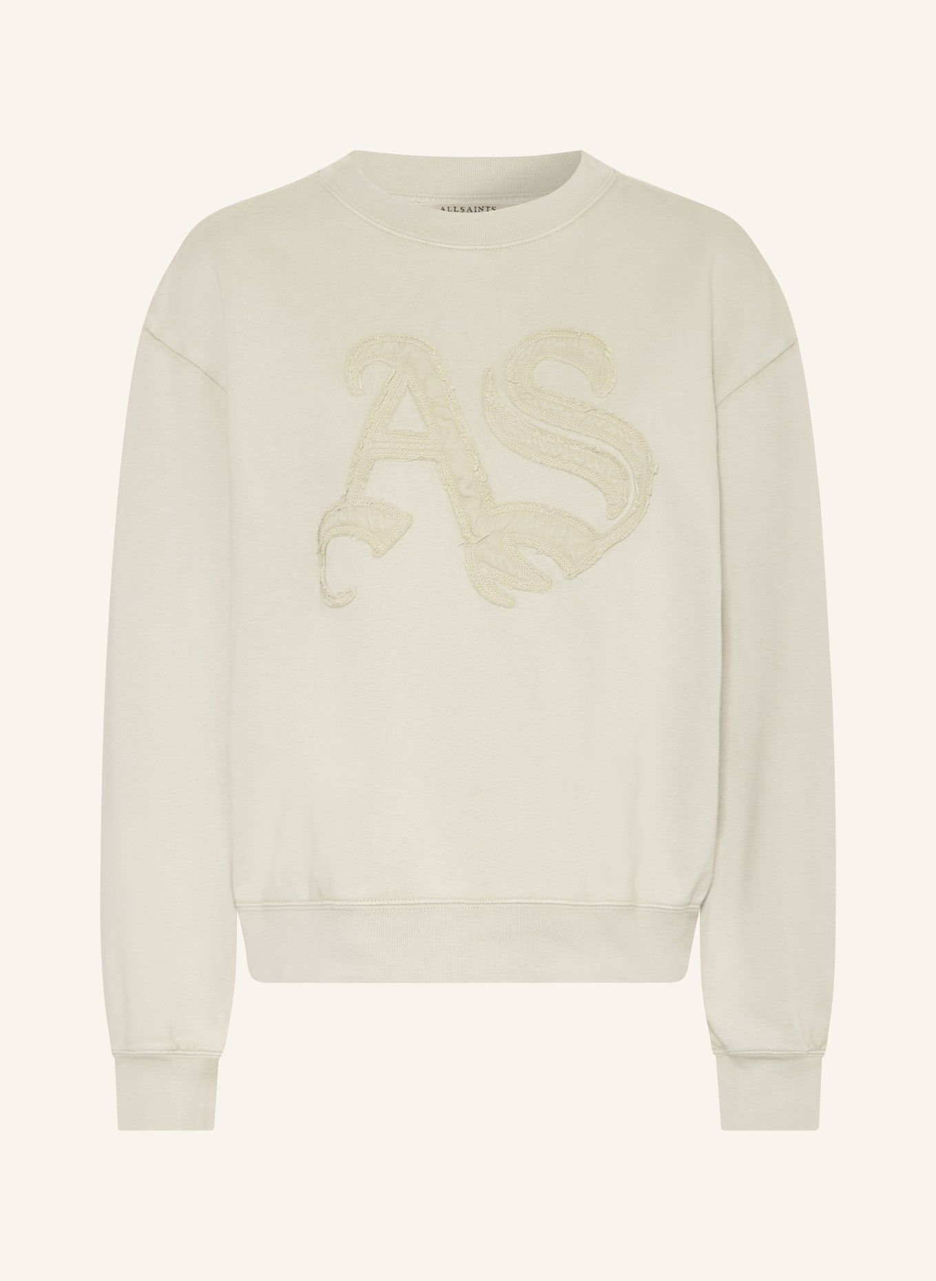 ALLSAINTS Sweatshirt INSIGNIA PIPPA: HELLGRÜN