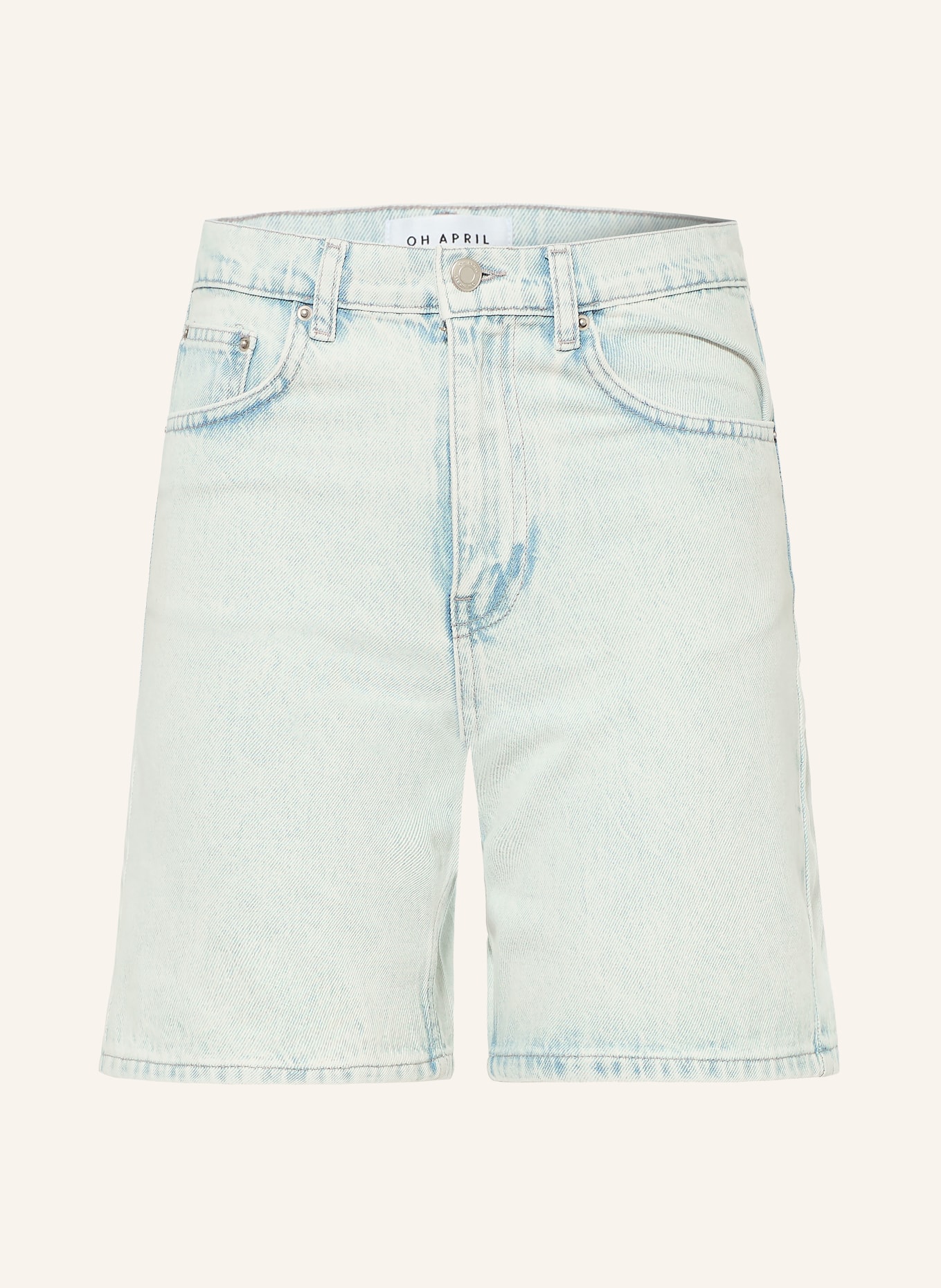 OH APRIL MIRE jean shorts: 2001 Light Blue