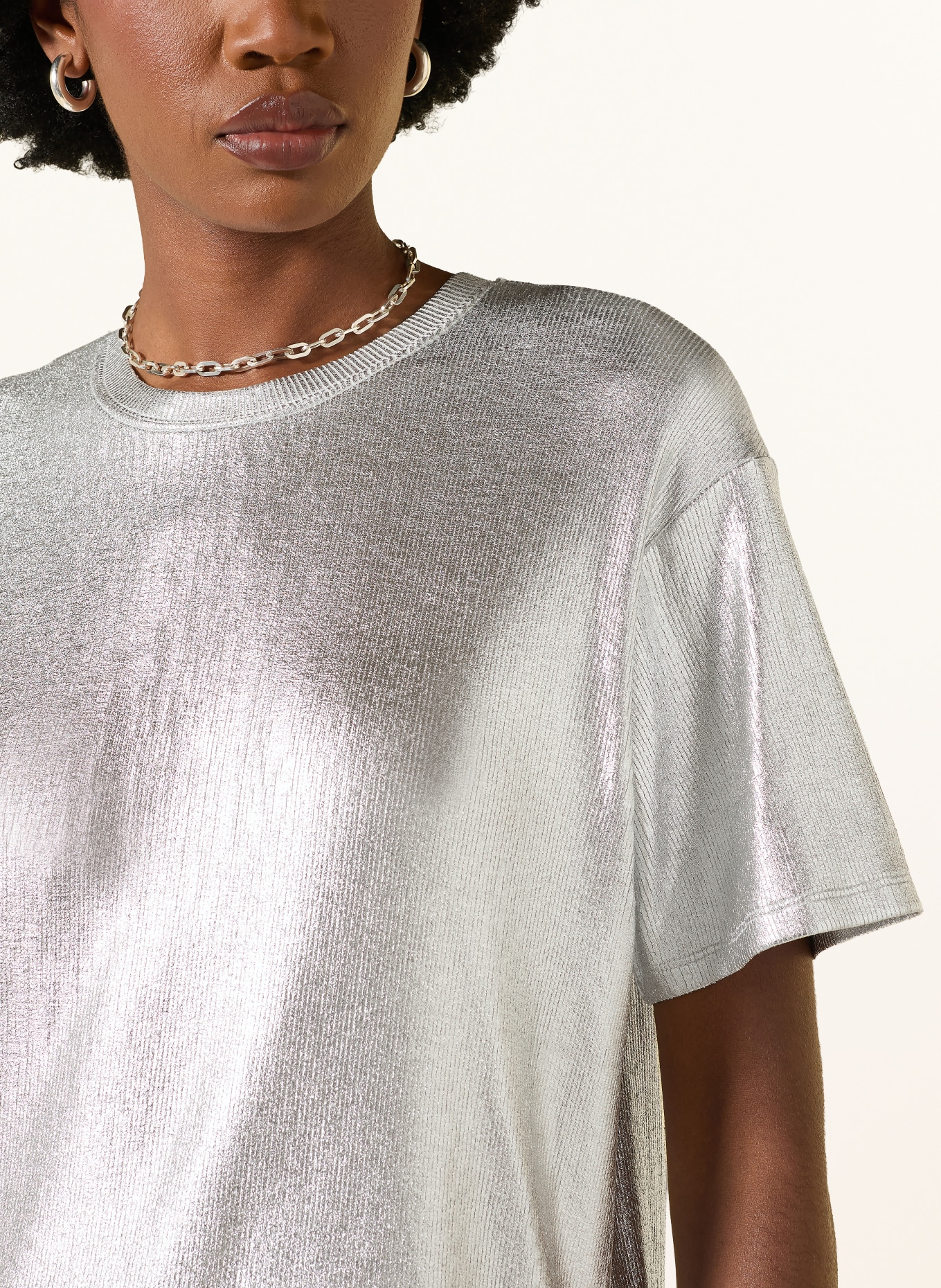 ba&sh T-Shirt SONY: SILBER