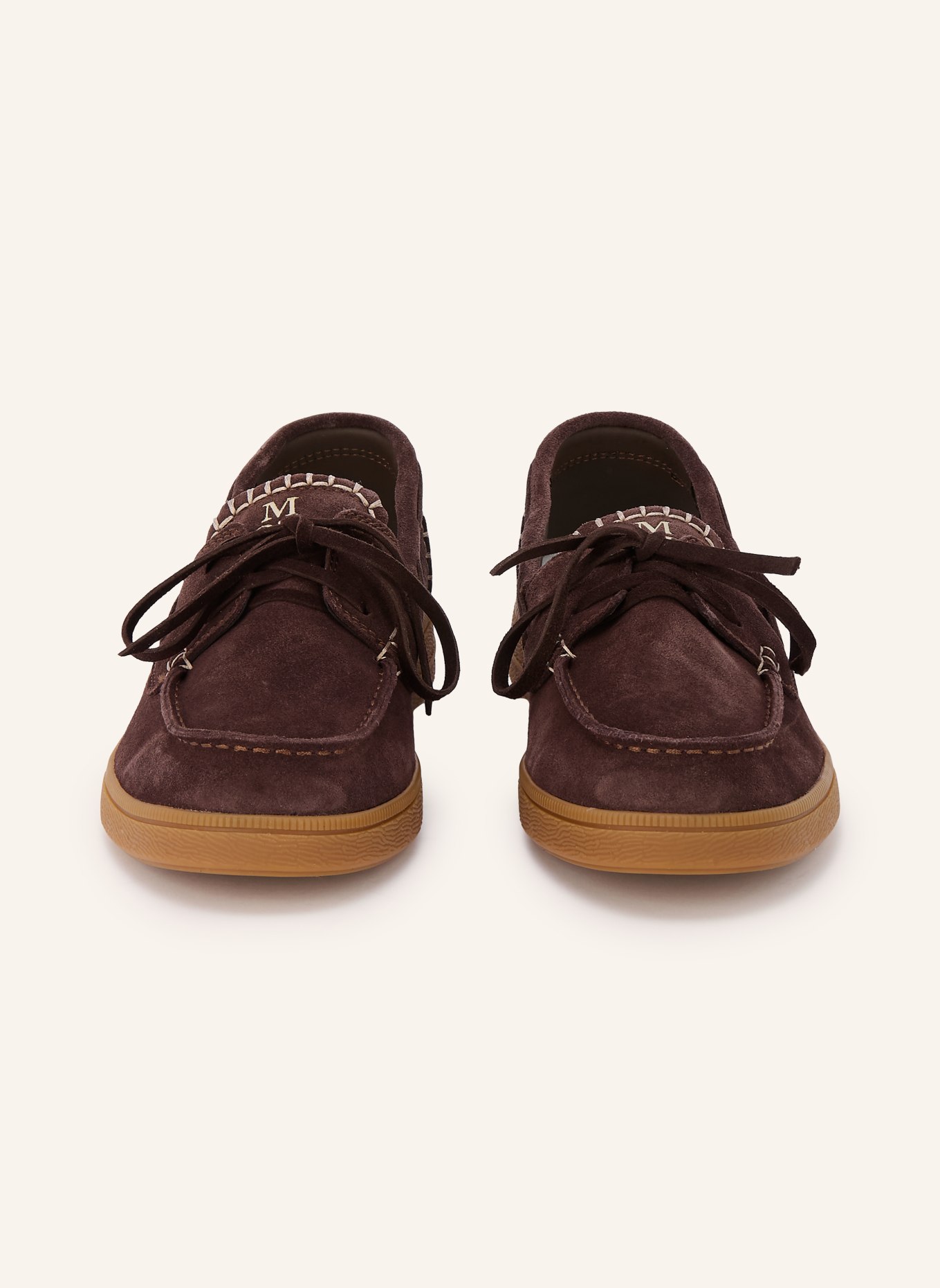 Marc O'Polo Bootsschuhe CHARLIE: DUNKELBRAUN / BEIGE