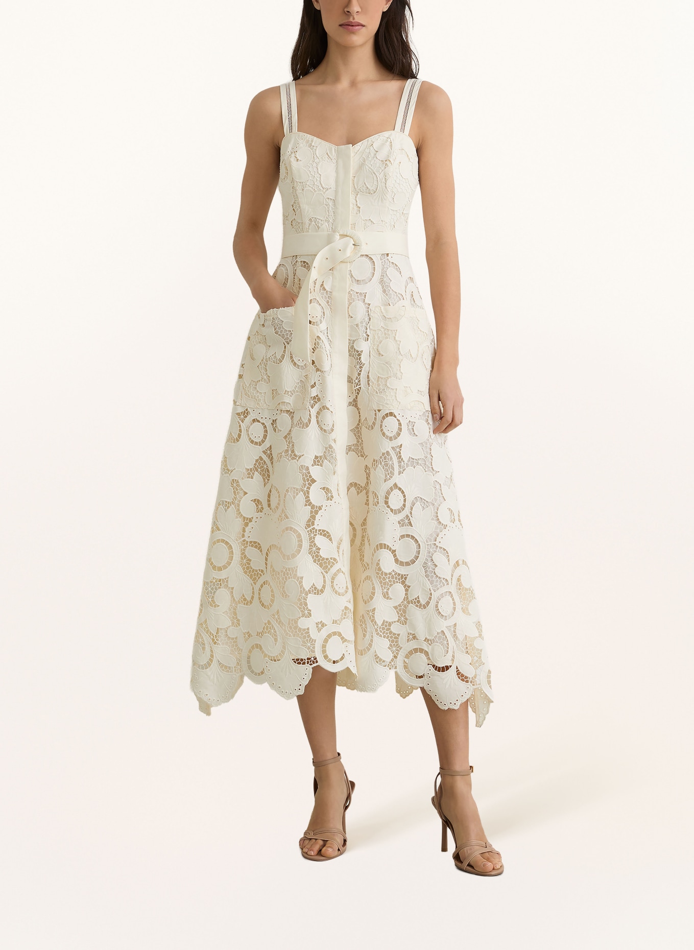 REISS Kleid KERINA: CREME