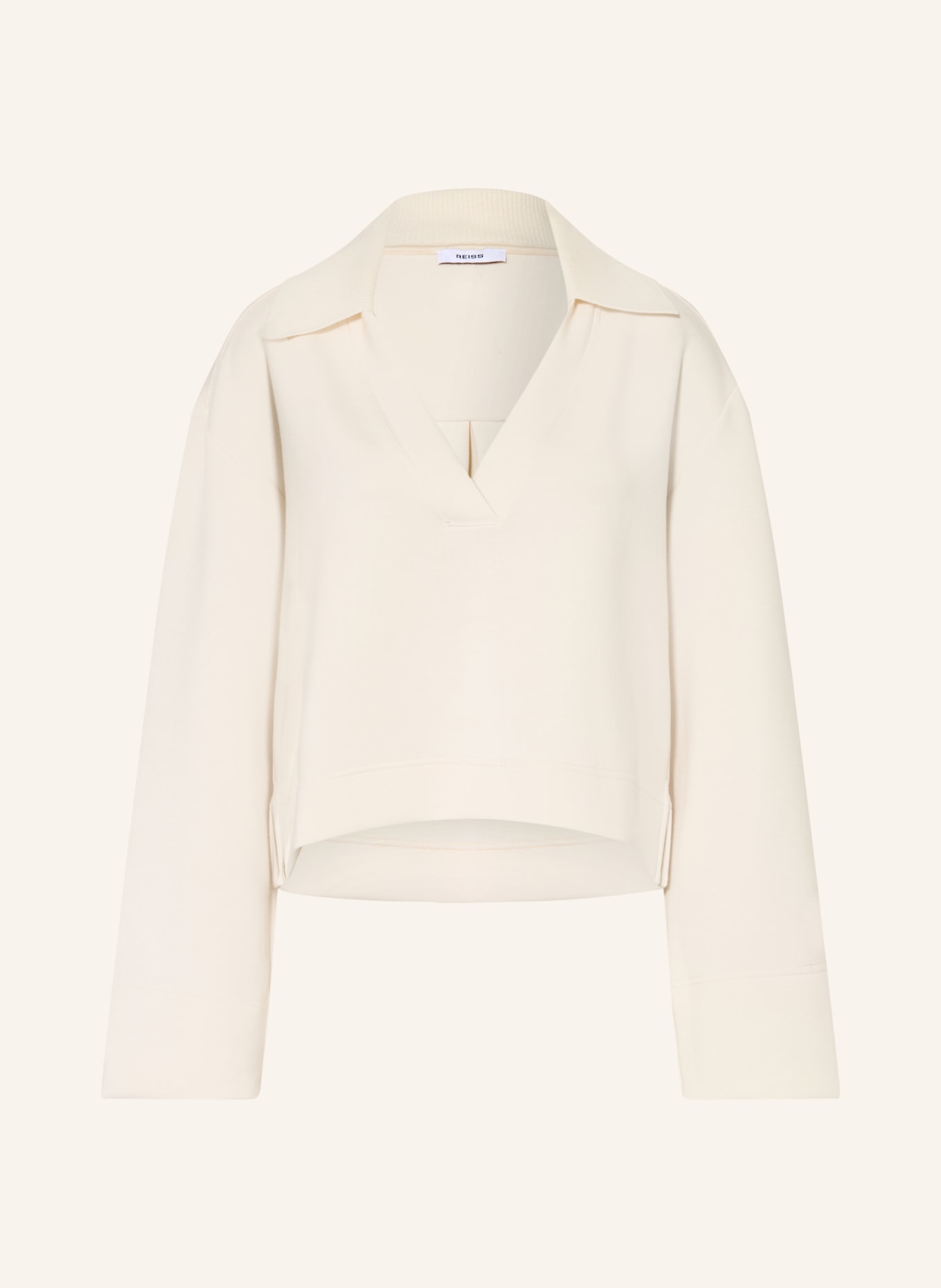 REISS Sweat-shirt BEA: CRÈME