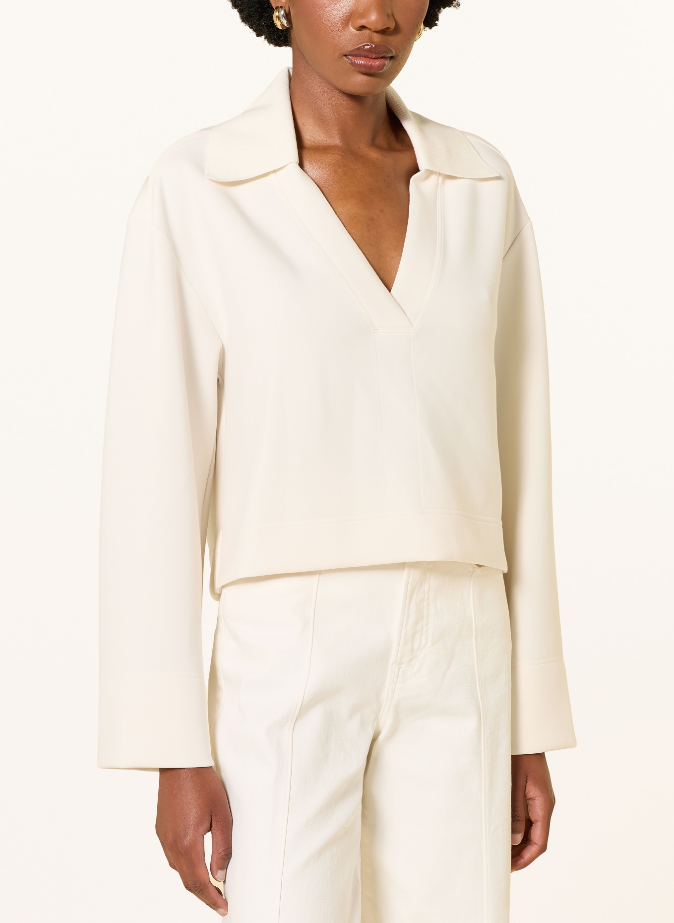 REISS Sweat-shirt BEA: CRÈME
