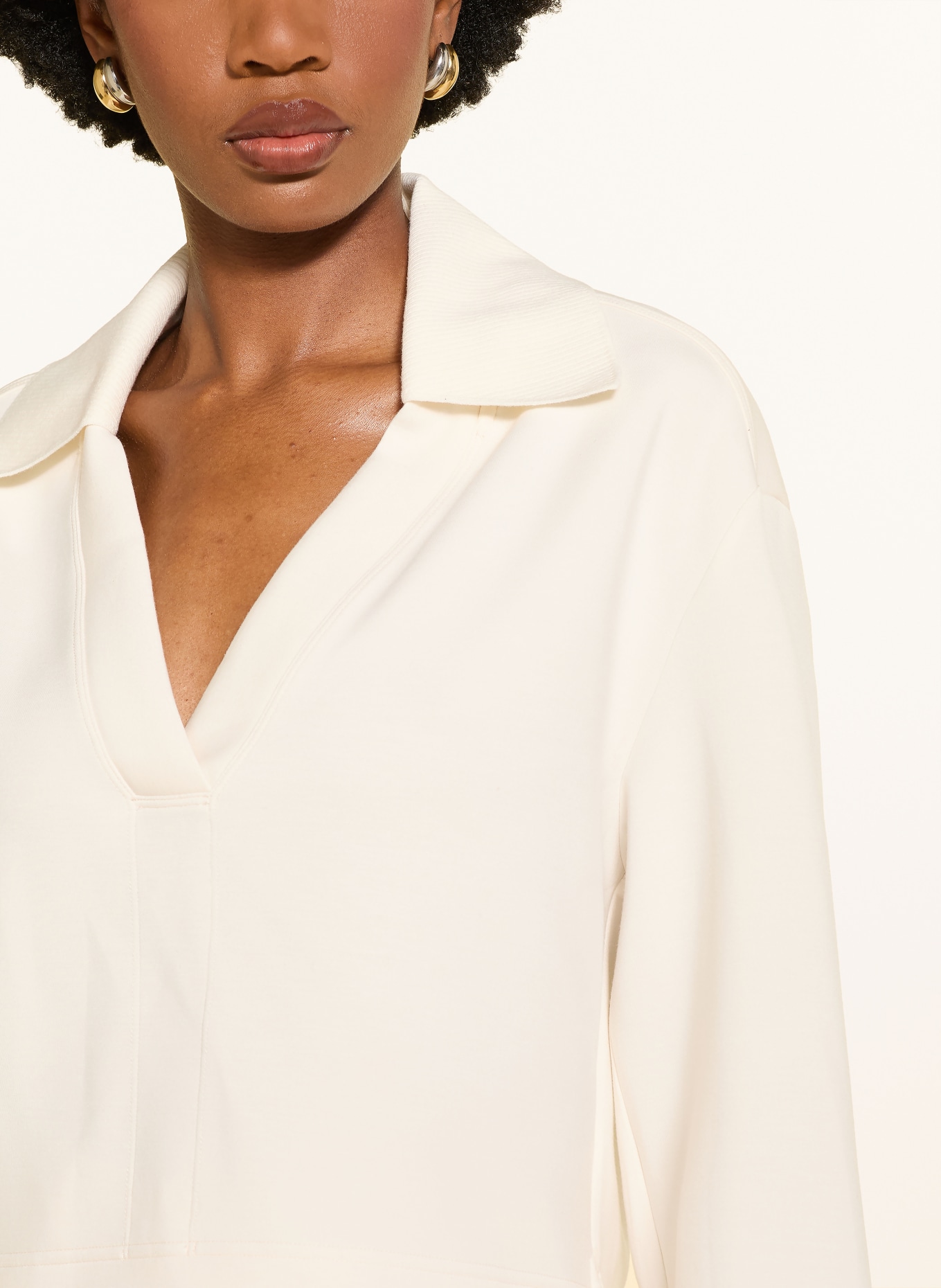 REISS Sweat-shirt BEA: CRÈME