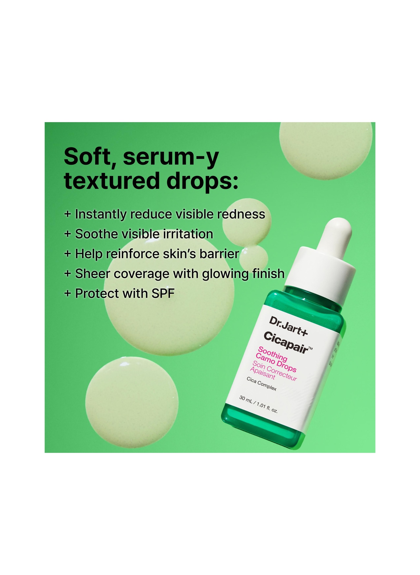 Dr.Jart+ CICAPAIR™ SOOTHING CAMO DROPS SPF20