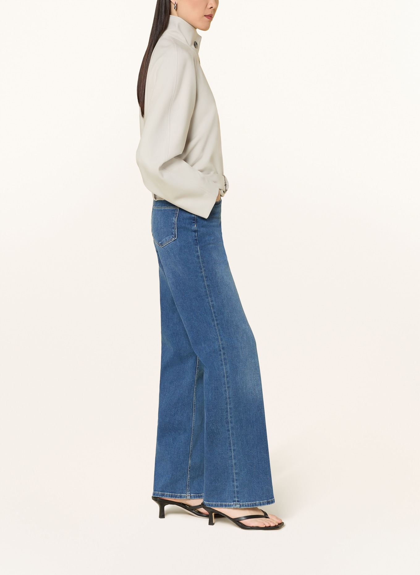 someday Flared Jeans THE CARIE: 70179 dark blue