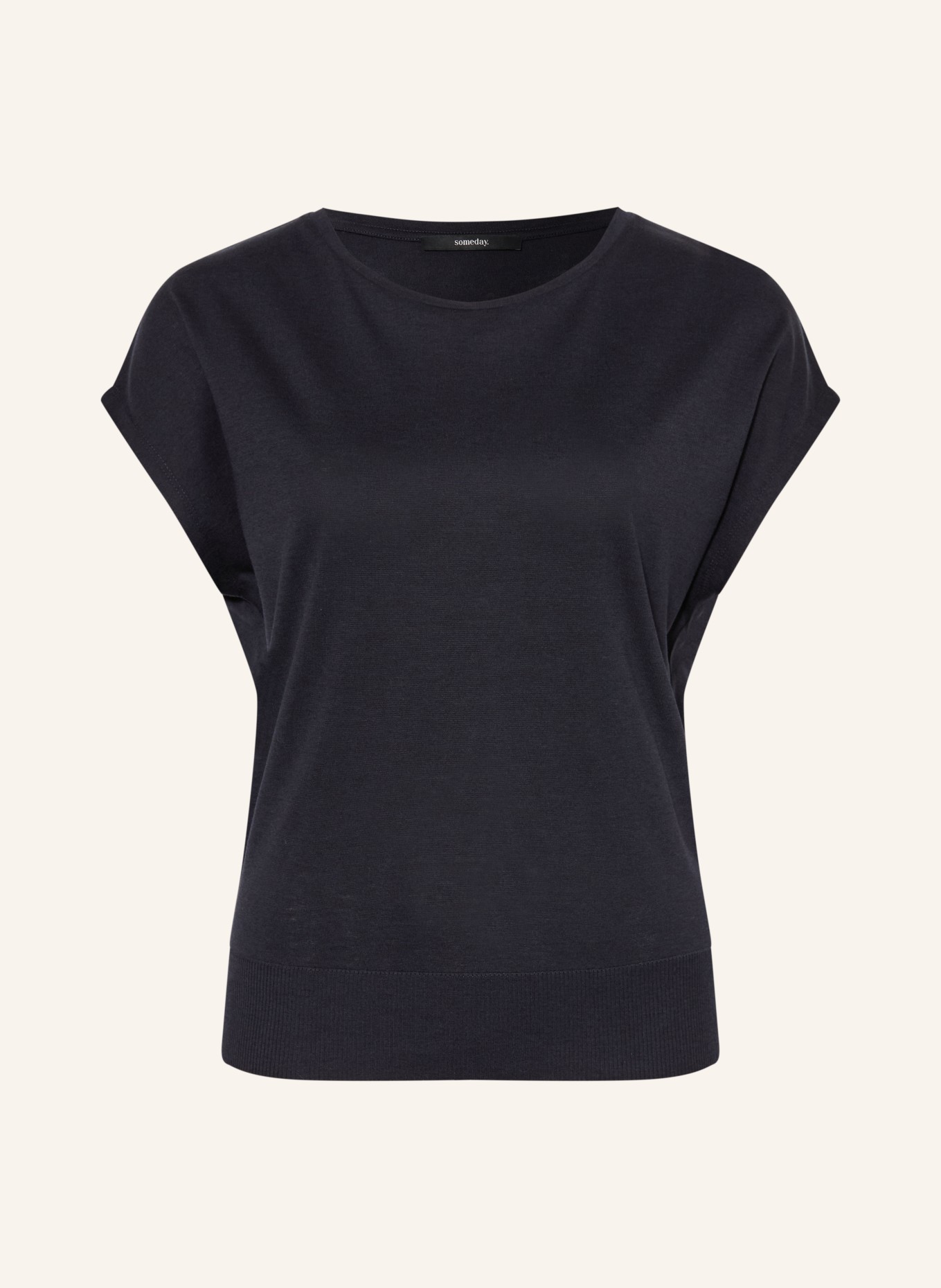 someday T-shirt KAJA: DONKERBLAUW