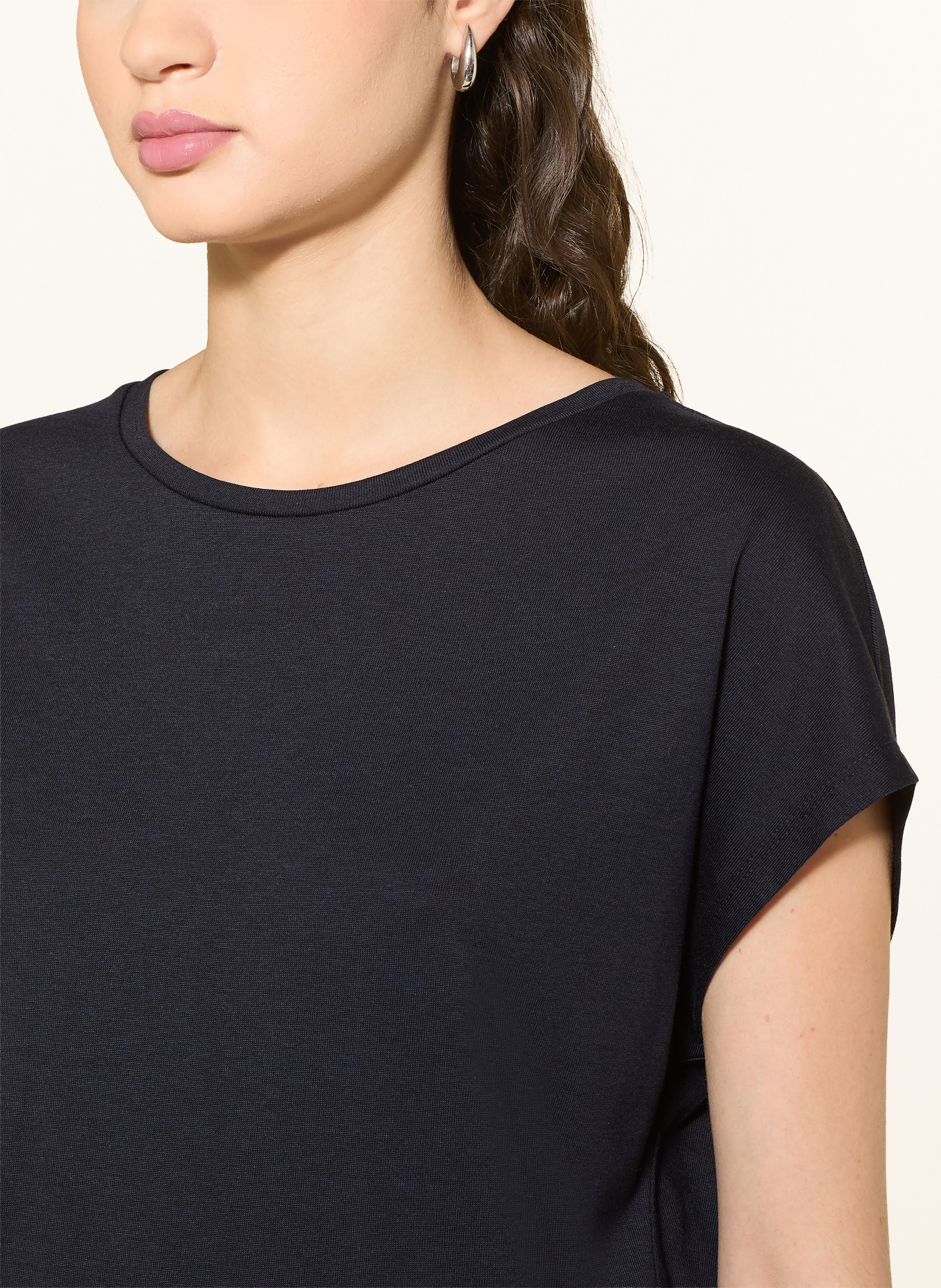 someday T-shirt KAJA: DONKERBLAUW