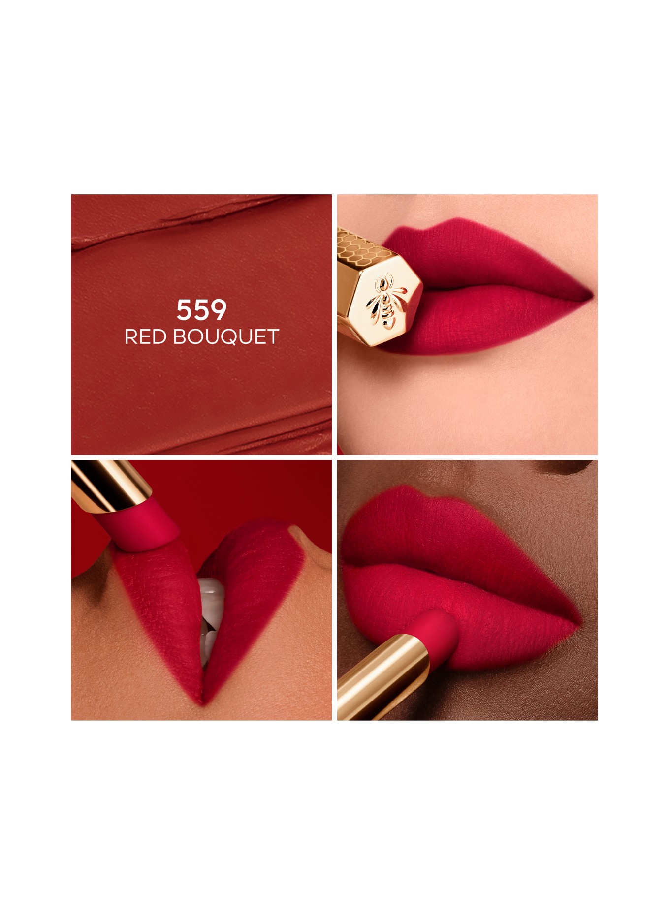 GUERLAIN KISSKISS: 559 RED BOUQUET