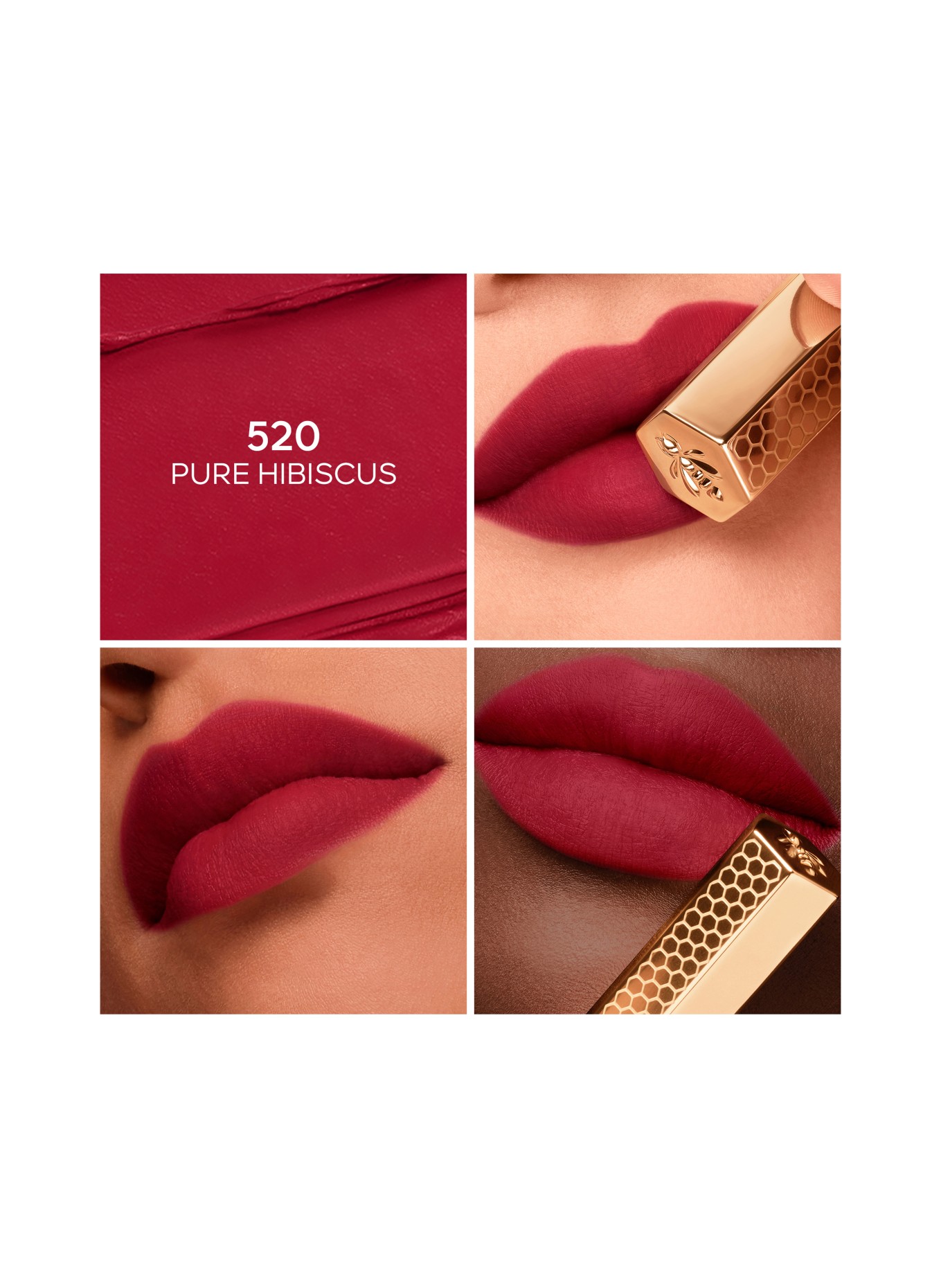 GUERLAIN KISSKISS: 520 PURE HIBISCUS