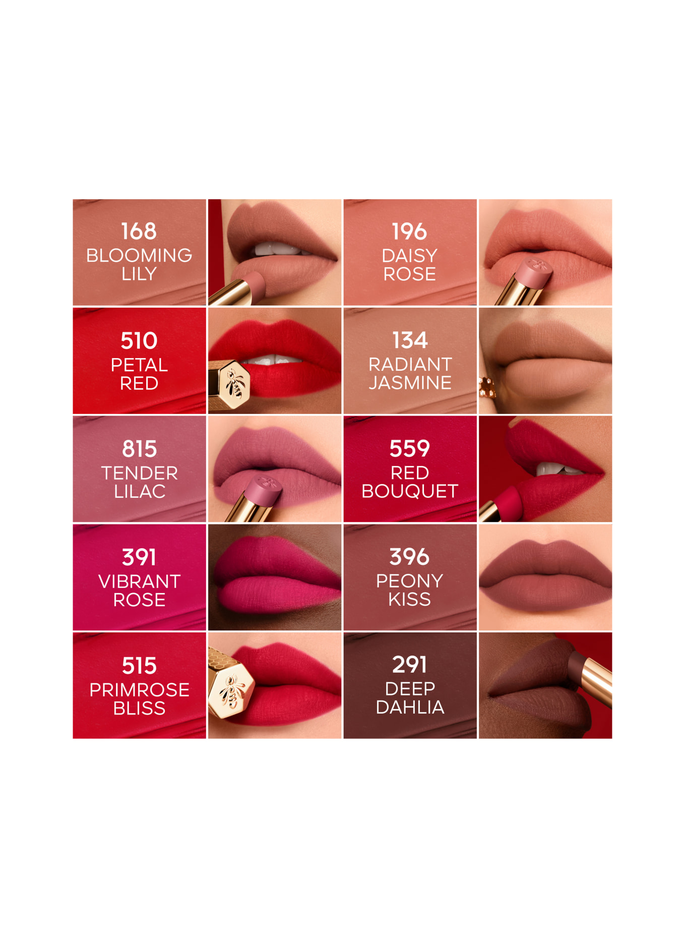 GUERLAIN KISSKISS REFILL: 134 RADIANT JASMINE