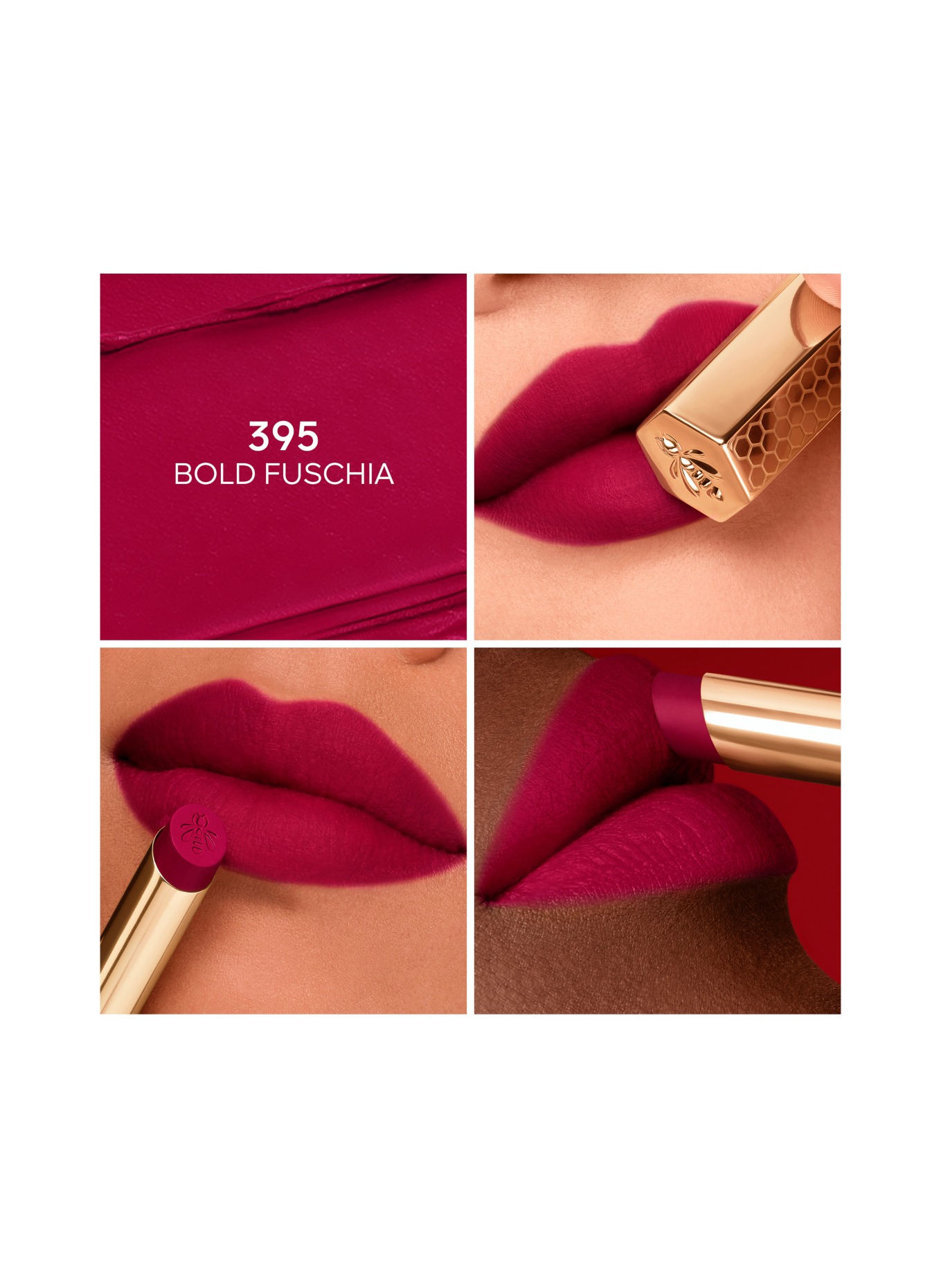 GUERLAIN KISSKISS REFILL: 395 BOLD FUCHSIA