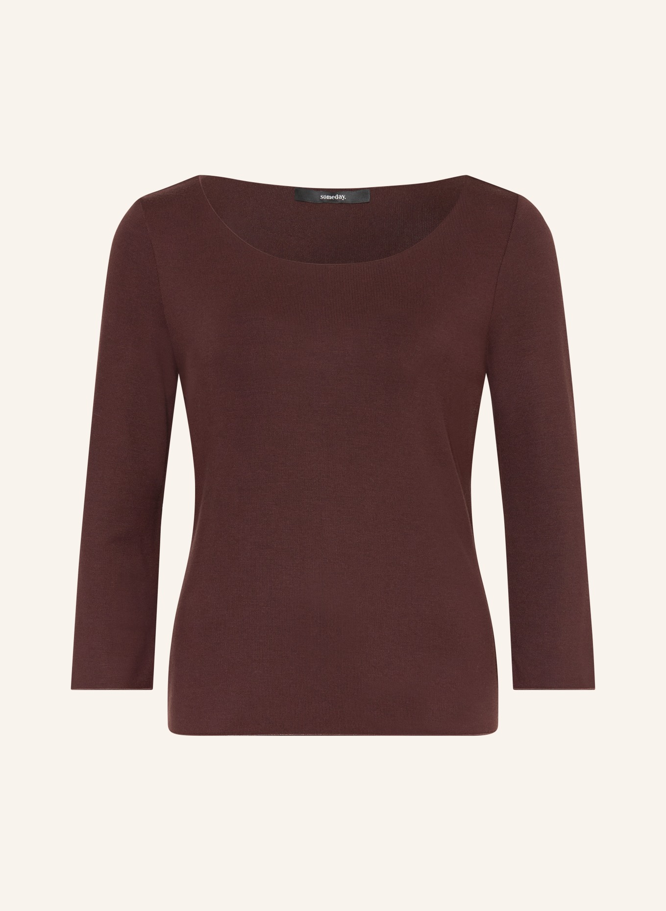 someday Shirt KIROSA mit 3/4-Arm: DUNKELROT