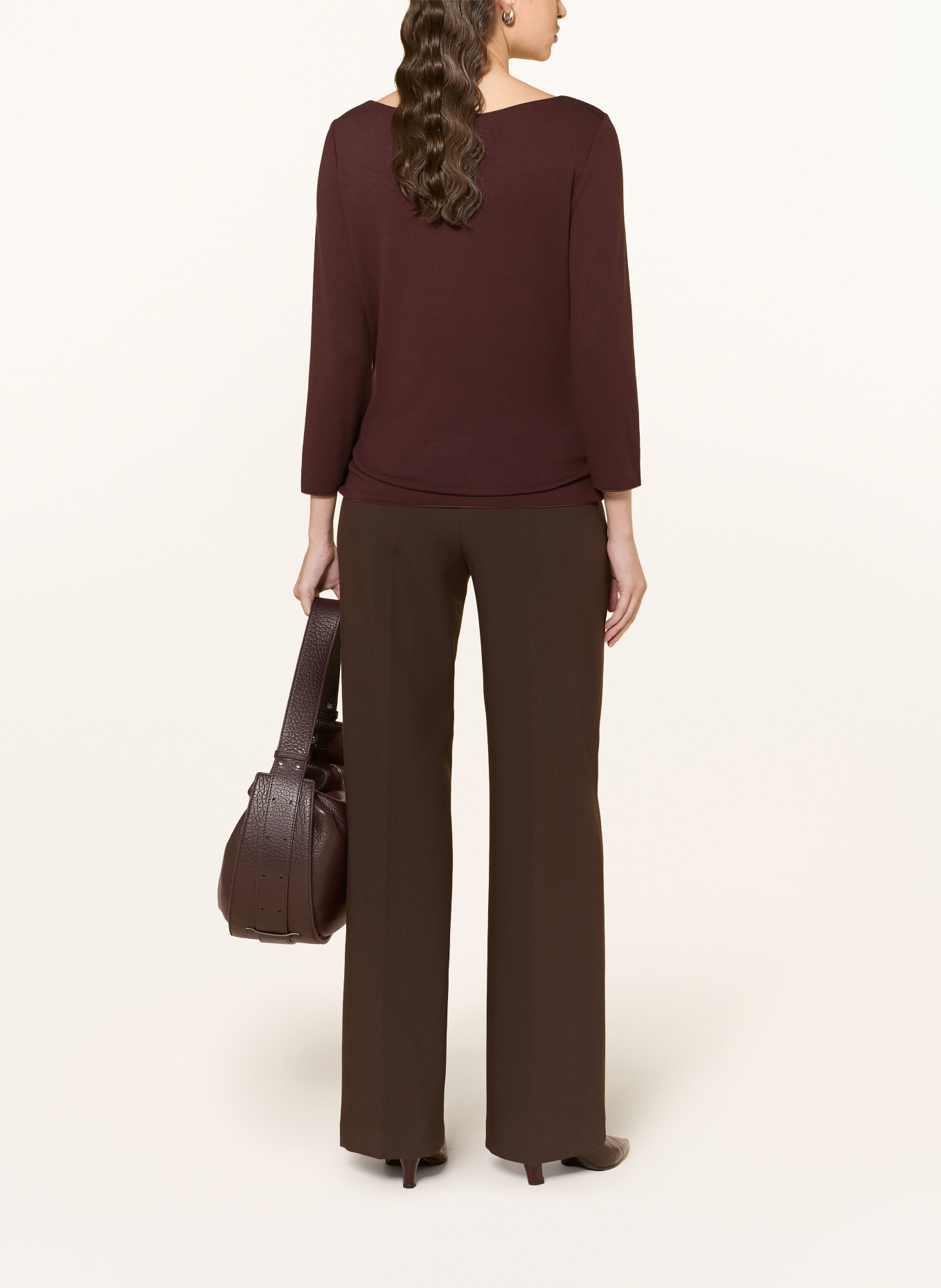 someday Shirt KIROSA mit 3/4-Arm: DUNKELROT