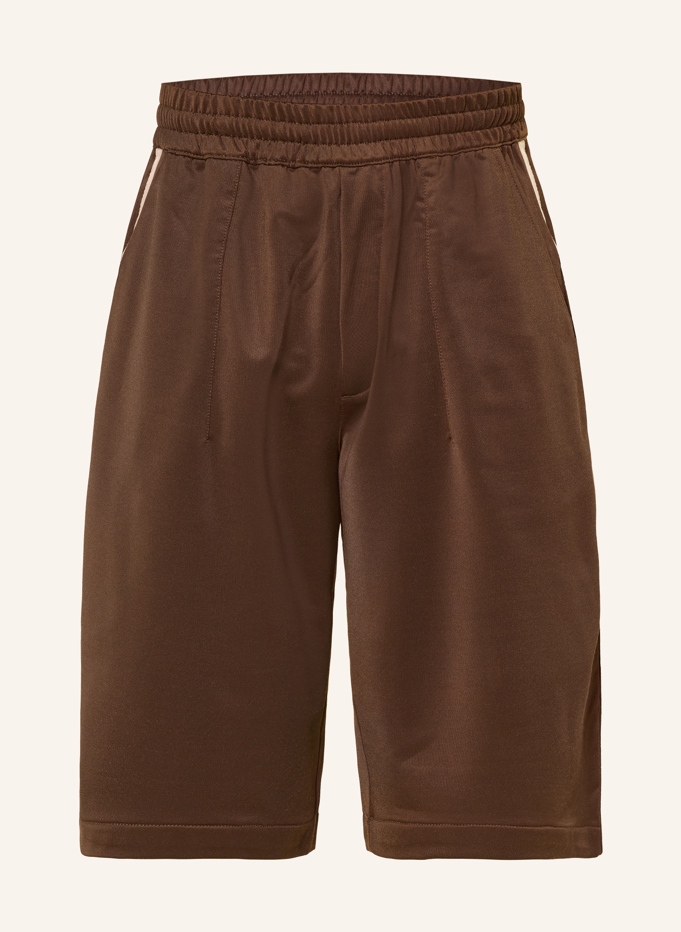 WOODBIRD Shorts WBCHANG: DARK BROWN / CREAM