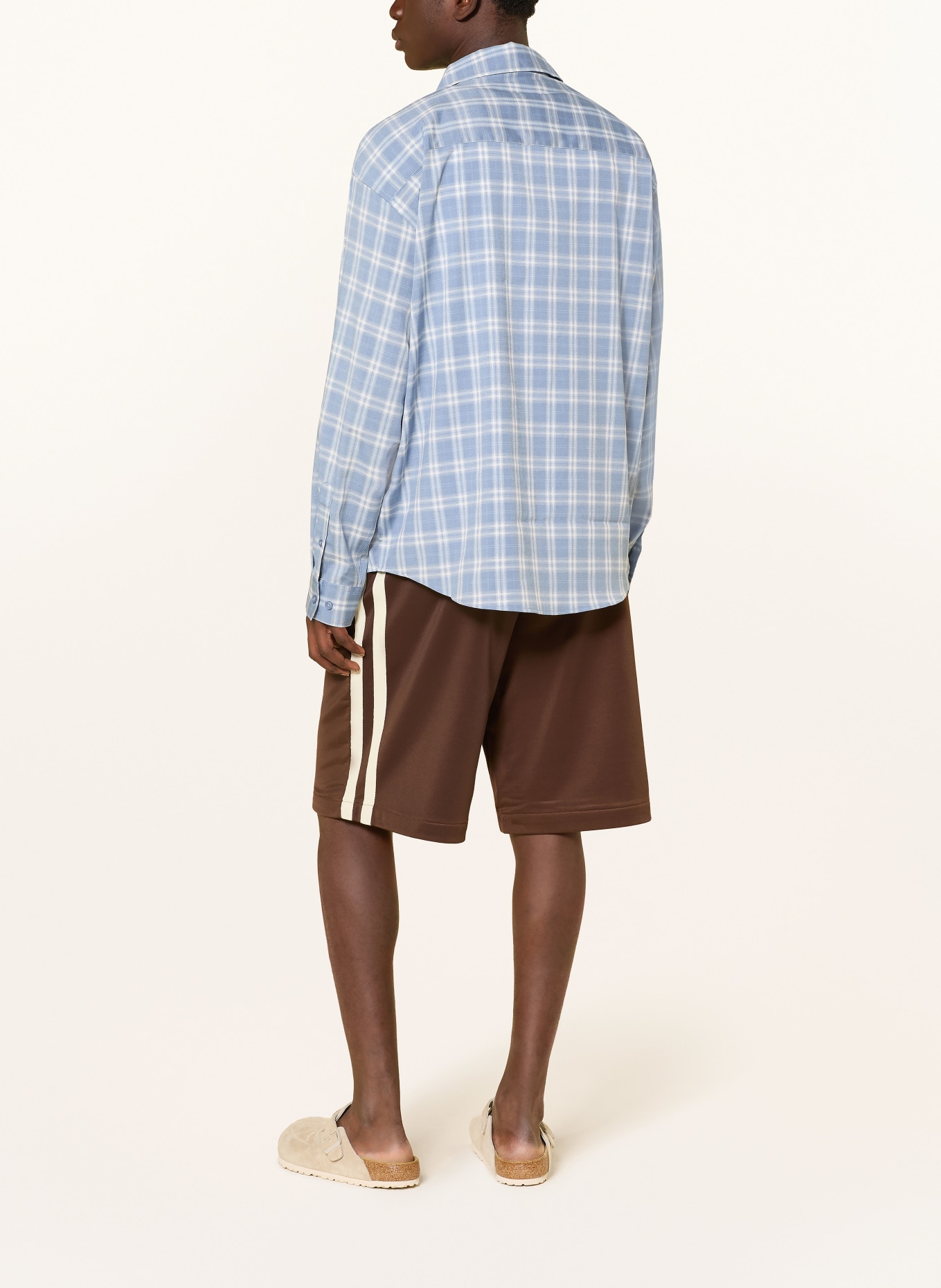 WOODBIRD Shorts WBCHANG: DARK BROWN / CREAM